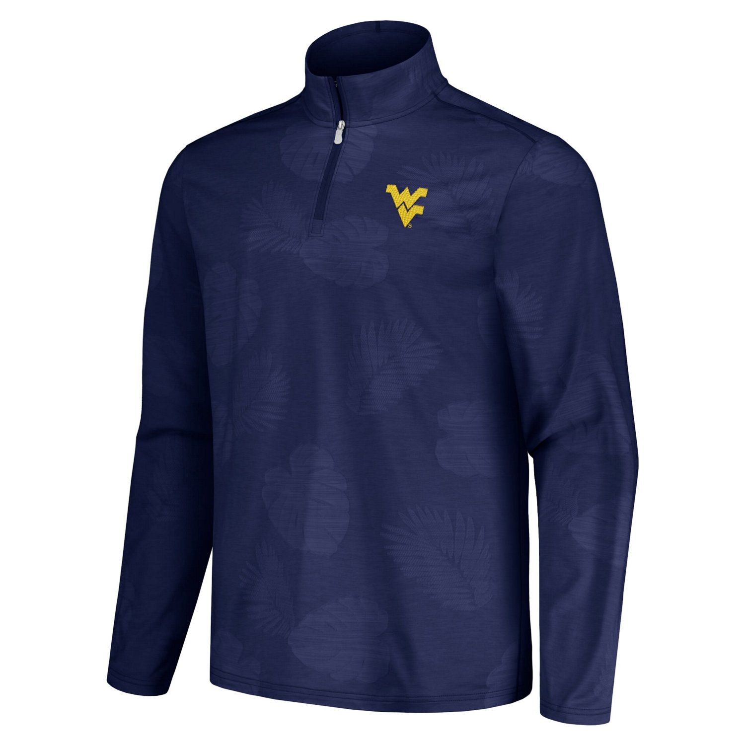 Tommy Bahama West Virginia Mountaineers Delray Frond IslandZone Half-Zip Jacket - view number 2