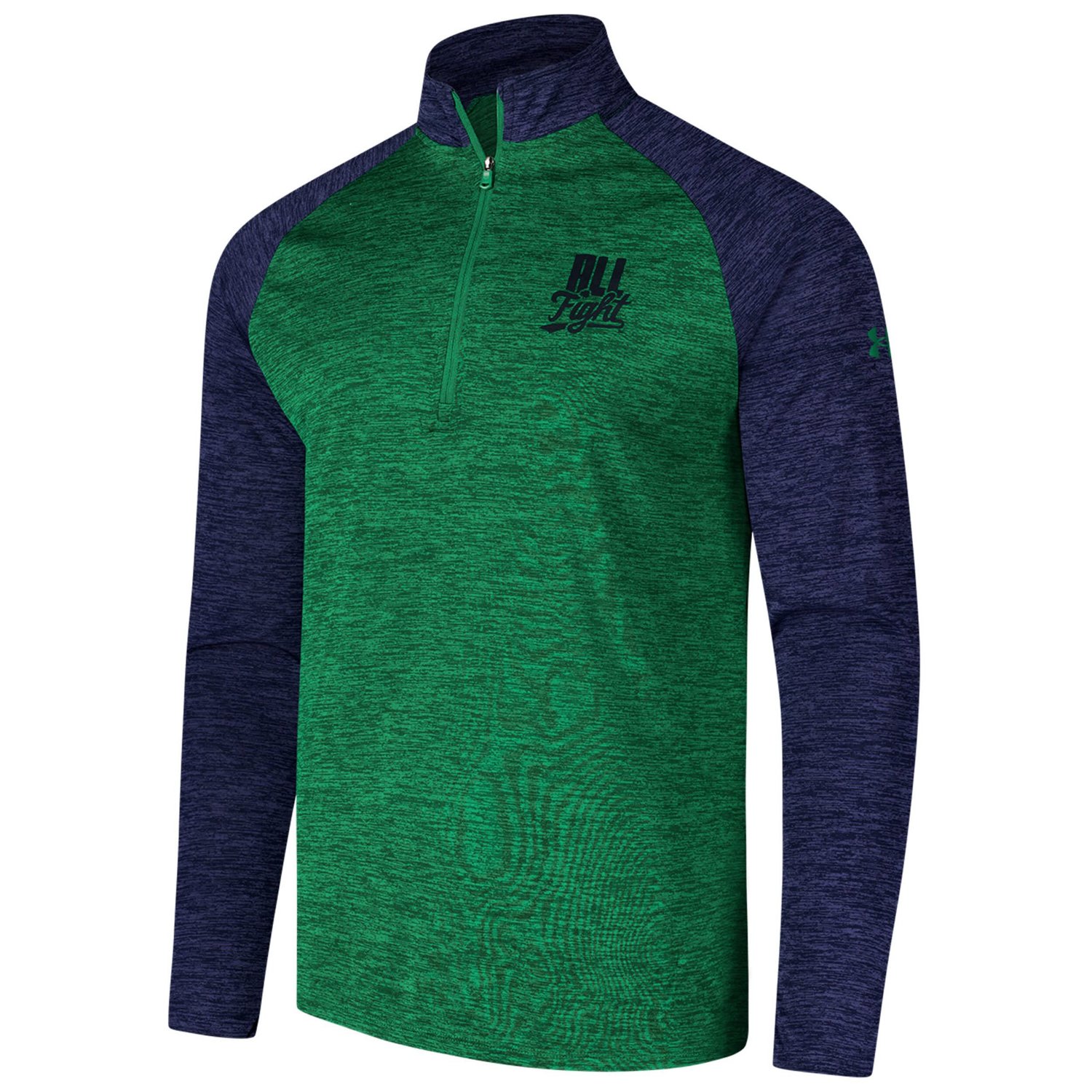 Under Armour Kelly Notre Dame Fighting Irish Tech Wear Quarter-Zip Top                                                           - view number 2