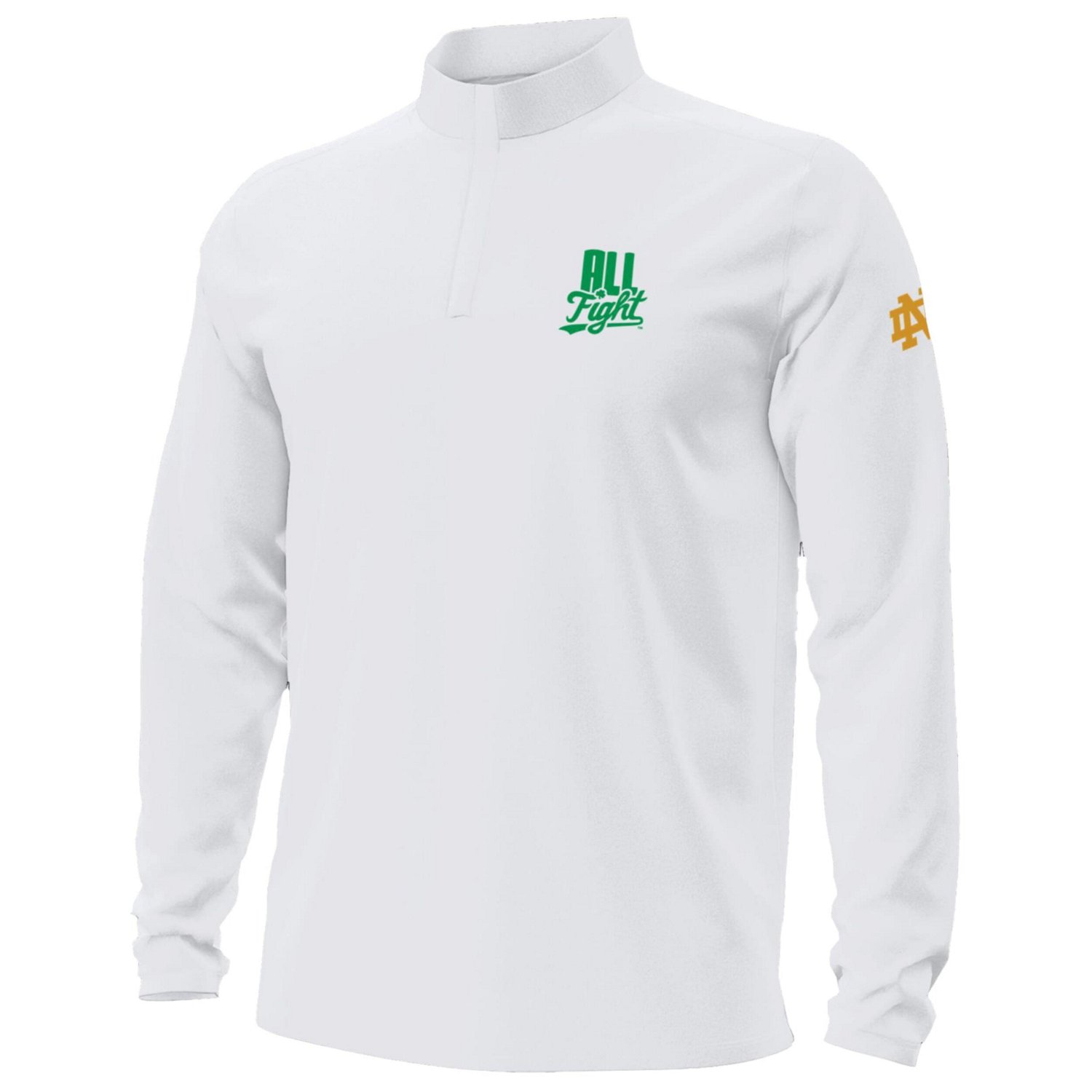 Under Armour Notre Dame Fighting Irish All Fight Motion Quarter-Zip Sweatshirt - view number 2