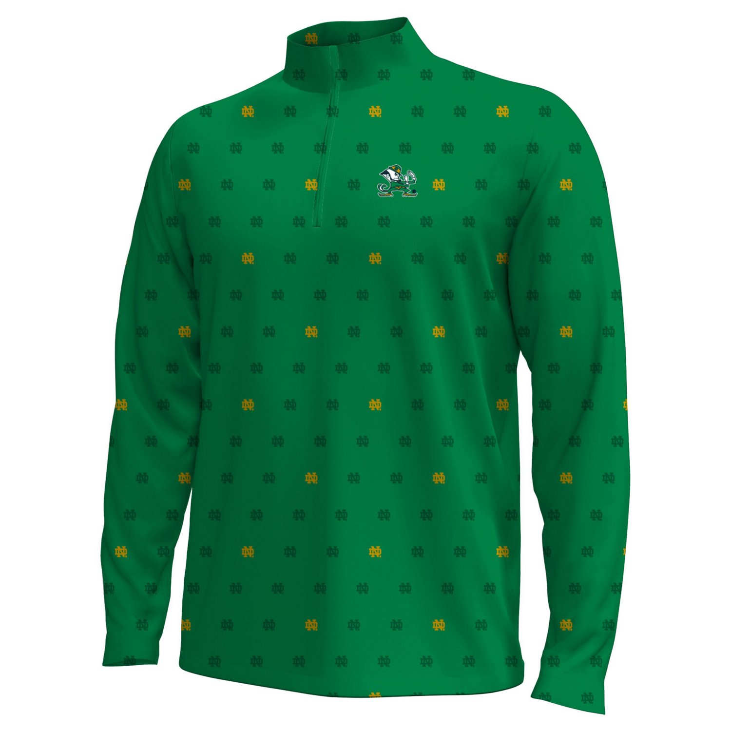 Under Armour Notre Dame Fighting Irish Gameday Armourfuse Half-Zip Top - view number 2