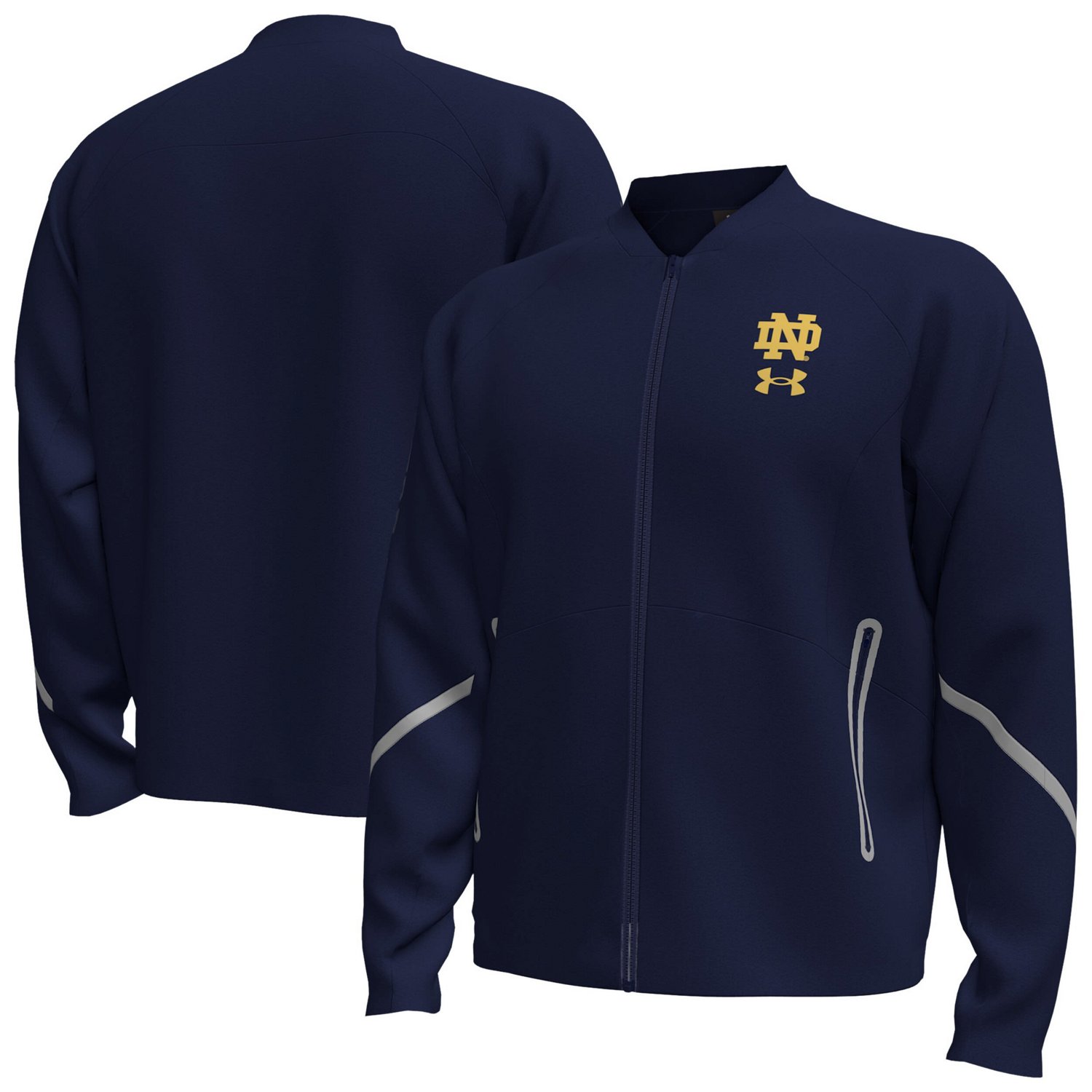 Under Armour Notre Dame Fighting Irish Unstoppable Full-Zip Bomber Jacket                                                        - view number 1