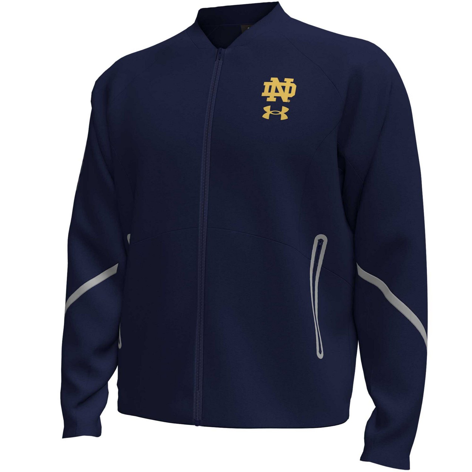 Under Armour Notre Dame Fighting Irish Unstoppable Full-Zip Bomber Jacket                                                        - view number 2