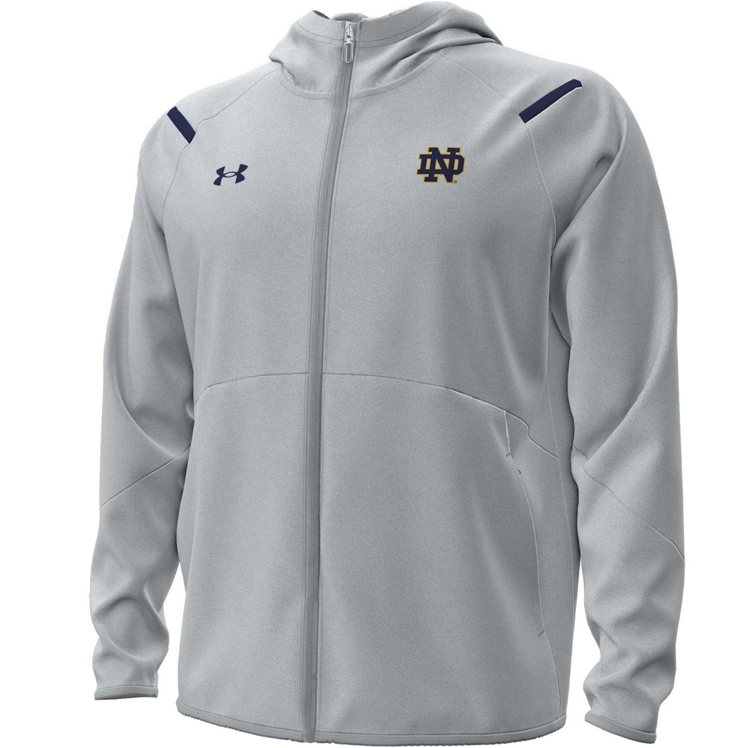 Under Armour Notre Dame Fighting Irish Unstoppable Performance Fleece Hoodie Half-Zip Jacket                                     - view number 2