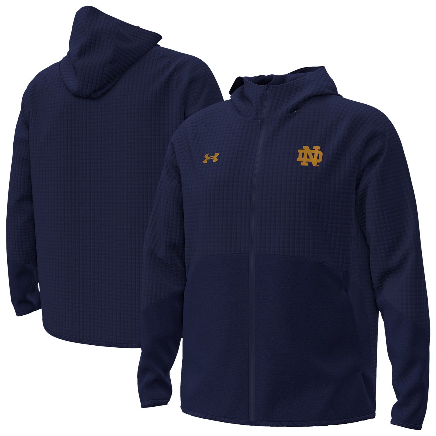 Under Armour Notre Dame Fighting Irish Unstoppable Raglan Full-Zip Jacket