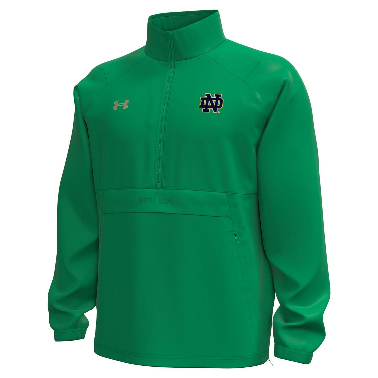 Under Armour Notre Dame Fighting Irish Unstoppable Woven Anorak Storm Tech Half-Zip Jacket - view number 2