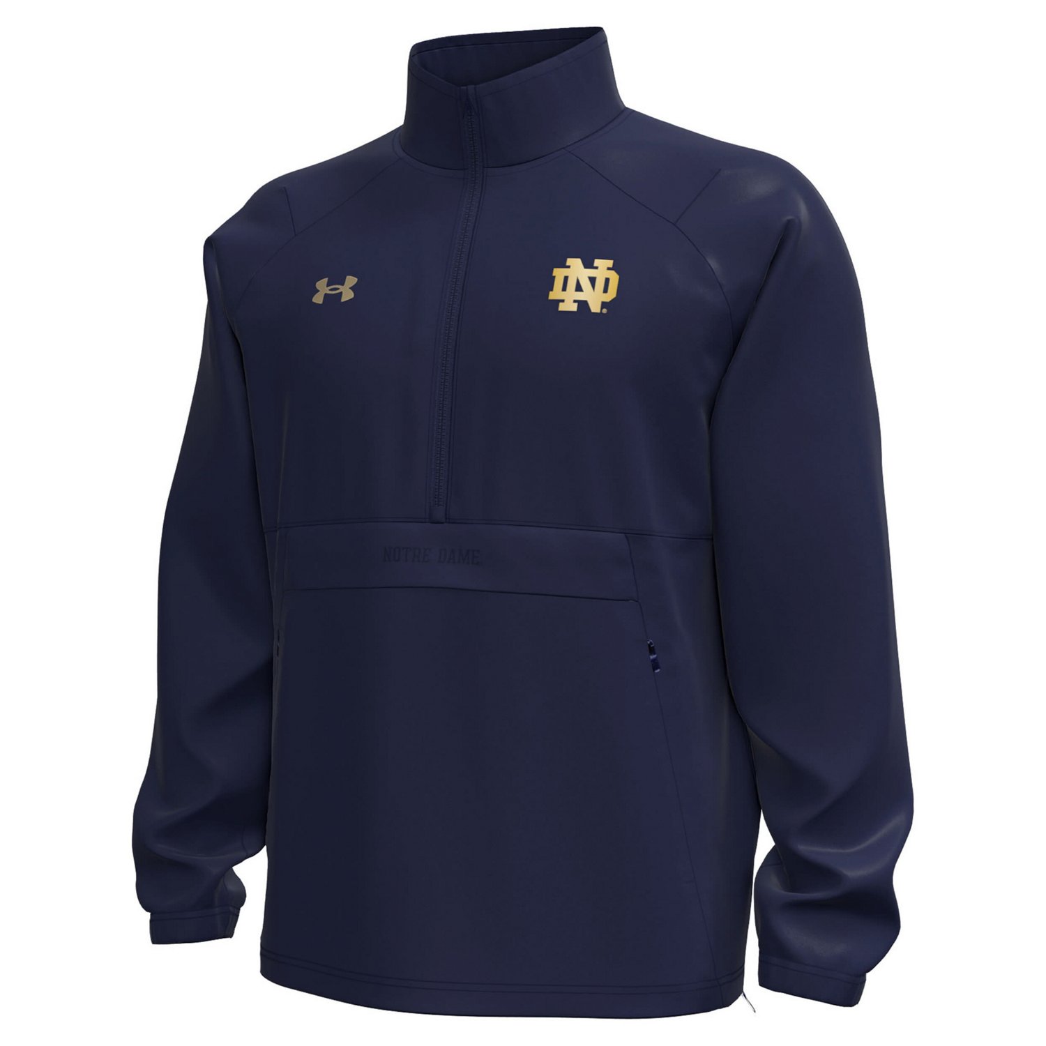 Under Armour Notre Dame Fighting Irish Unstoppable Woven Anorak Storm Tech Half-Zip Jacket - view number 2
