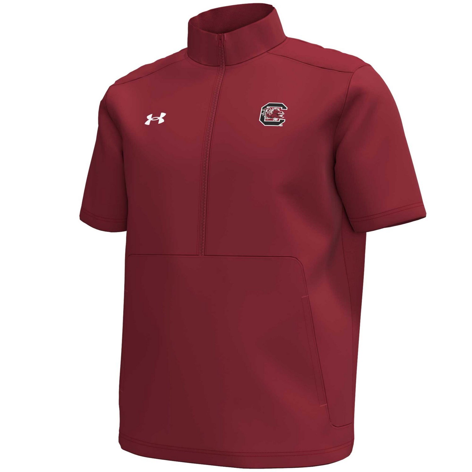Under Armour South Carolina Gamecocks Motivate Quarter-Zip Short Sleeve Top - view number 2