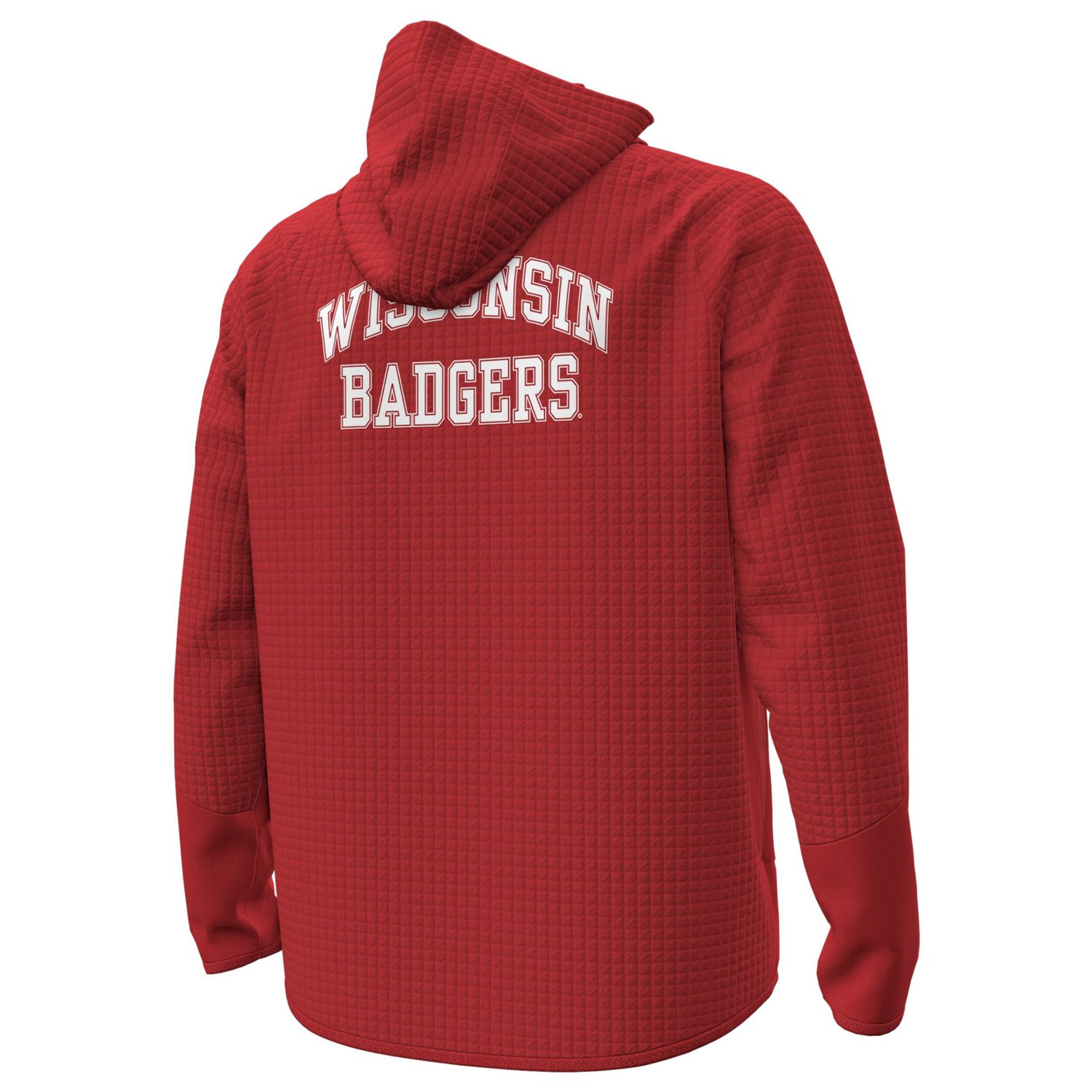 Under Armour Wisconsin Badgers 1980 Throwback Unstoppable Fleece Full-Zip Jacket - view number 3