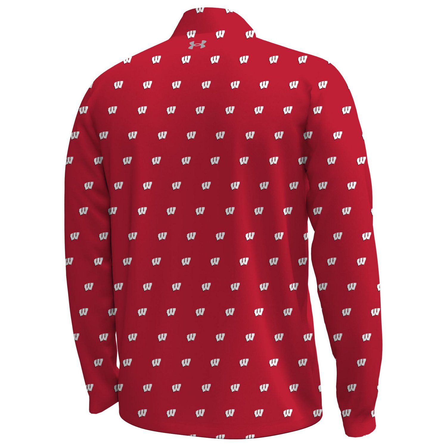 Under Armour Wisconsin Badgers Gameday Armourfuse Half-Zip Top - view number 3