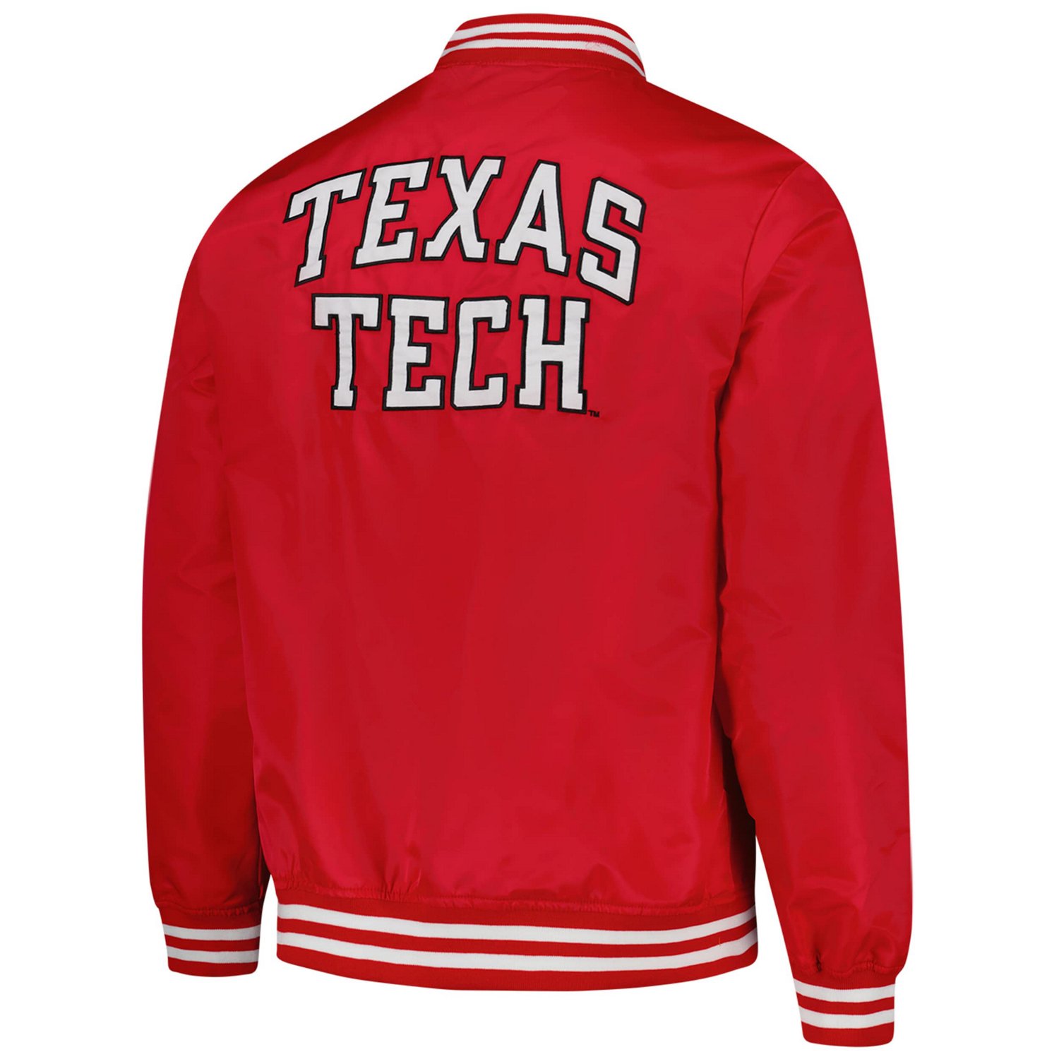 Unisex Charlie Hustle Texas Tech Raiders Full-Snap Varsity Jacket - view number 3