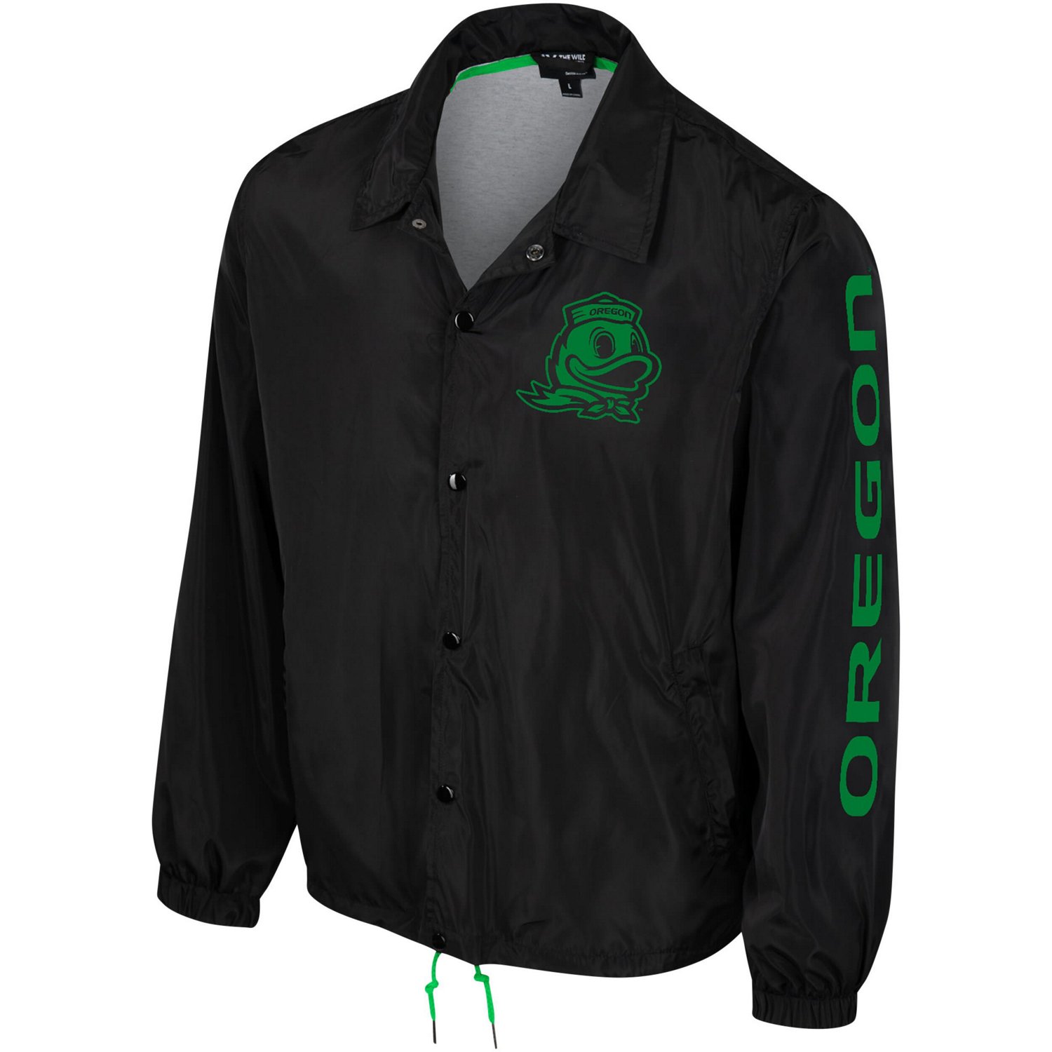 Unisex The Wild Collective Oregon Ducks Coaches Full-Snap Jacket