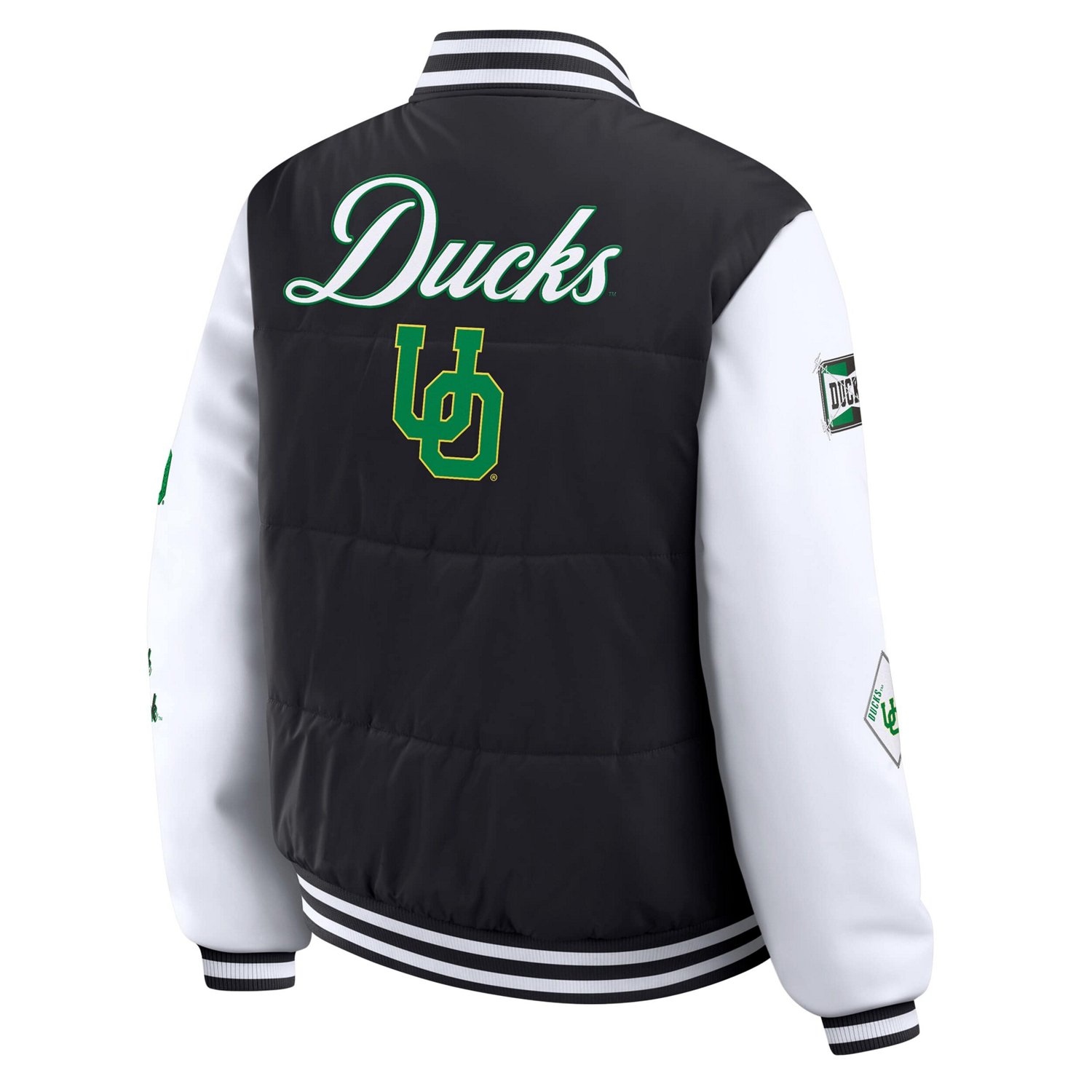 WEAR by Erin Andrews Oregon Ducks Varsity Puffer Jacket - view number 3