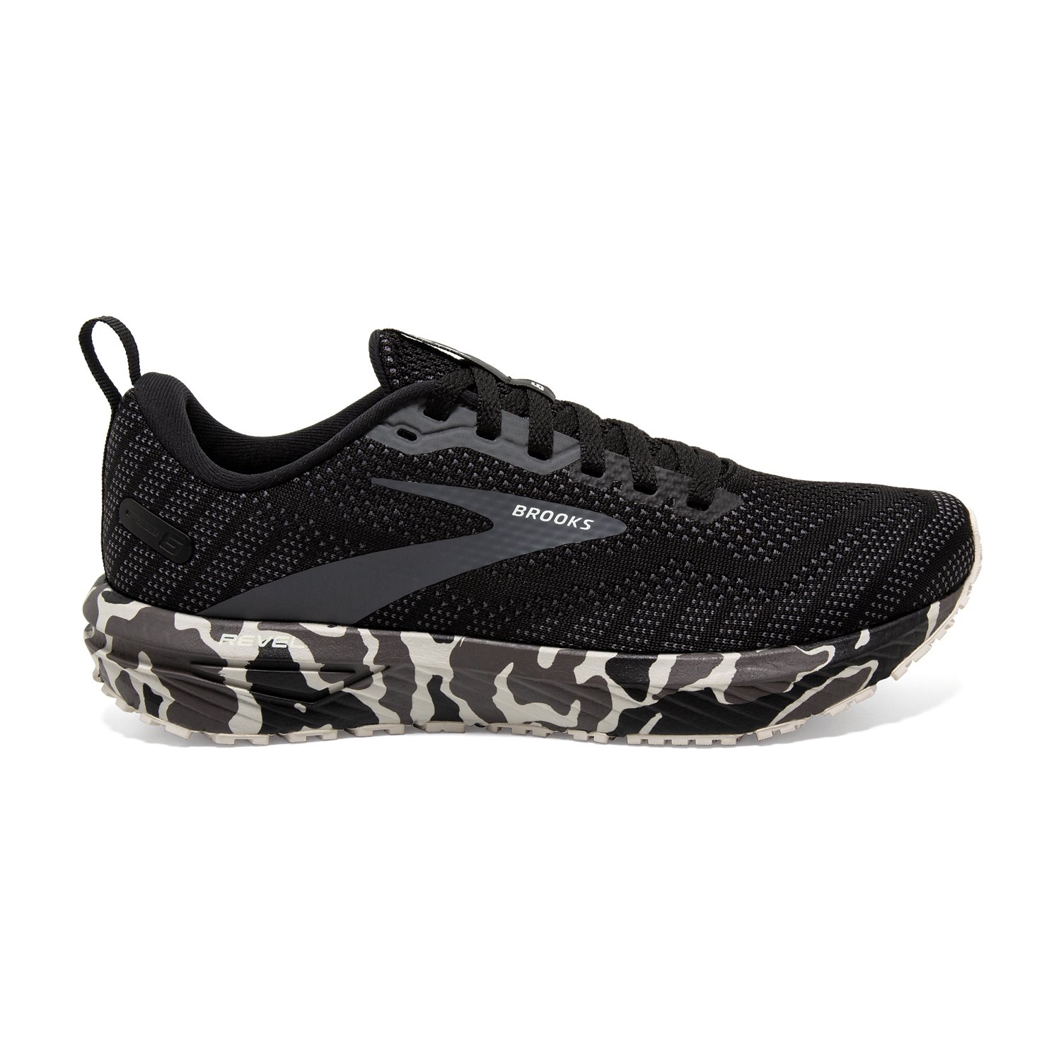 Brooks revel 4 snow shops leopard running shoe