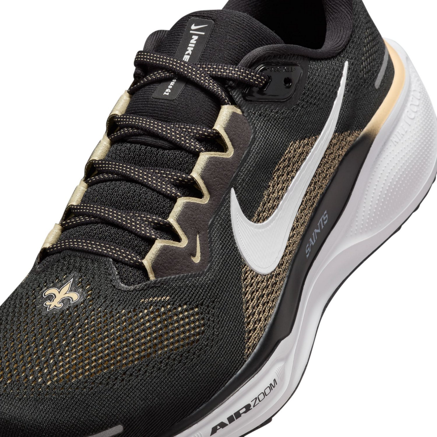 Nike Adult Saints Air Zoom Pegasus 41 Running Shoes Academy