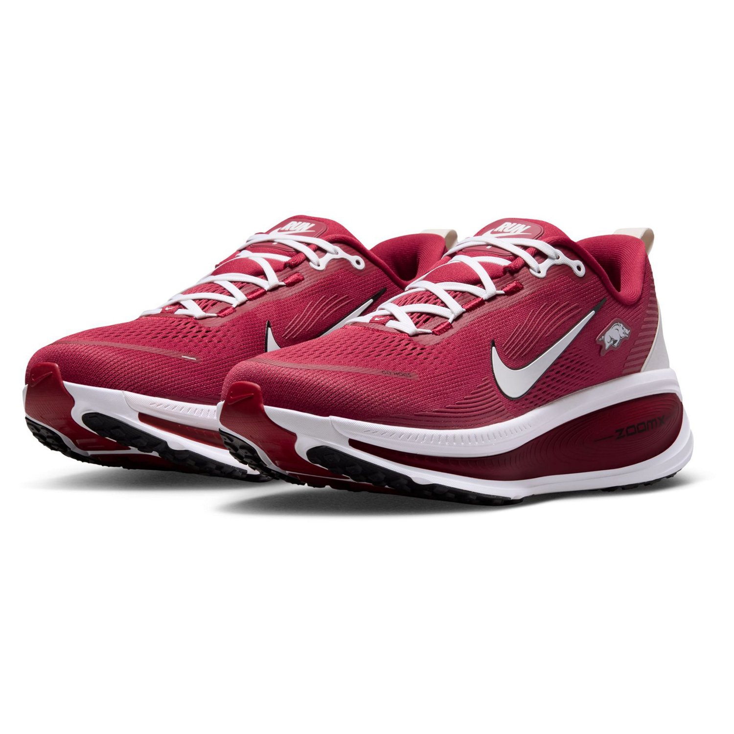 Nike Arkansas Razorbacks Vomero 18 Running Shoes