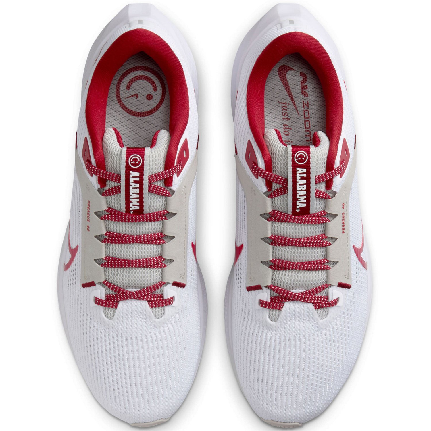 Unisex Nike Alabama Crimson Tide Zoom Pegasus 40 Running Shoe - view number 4