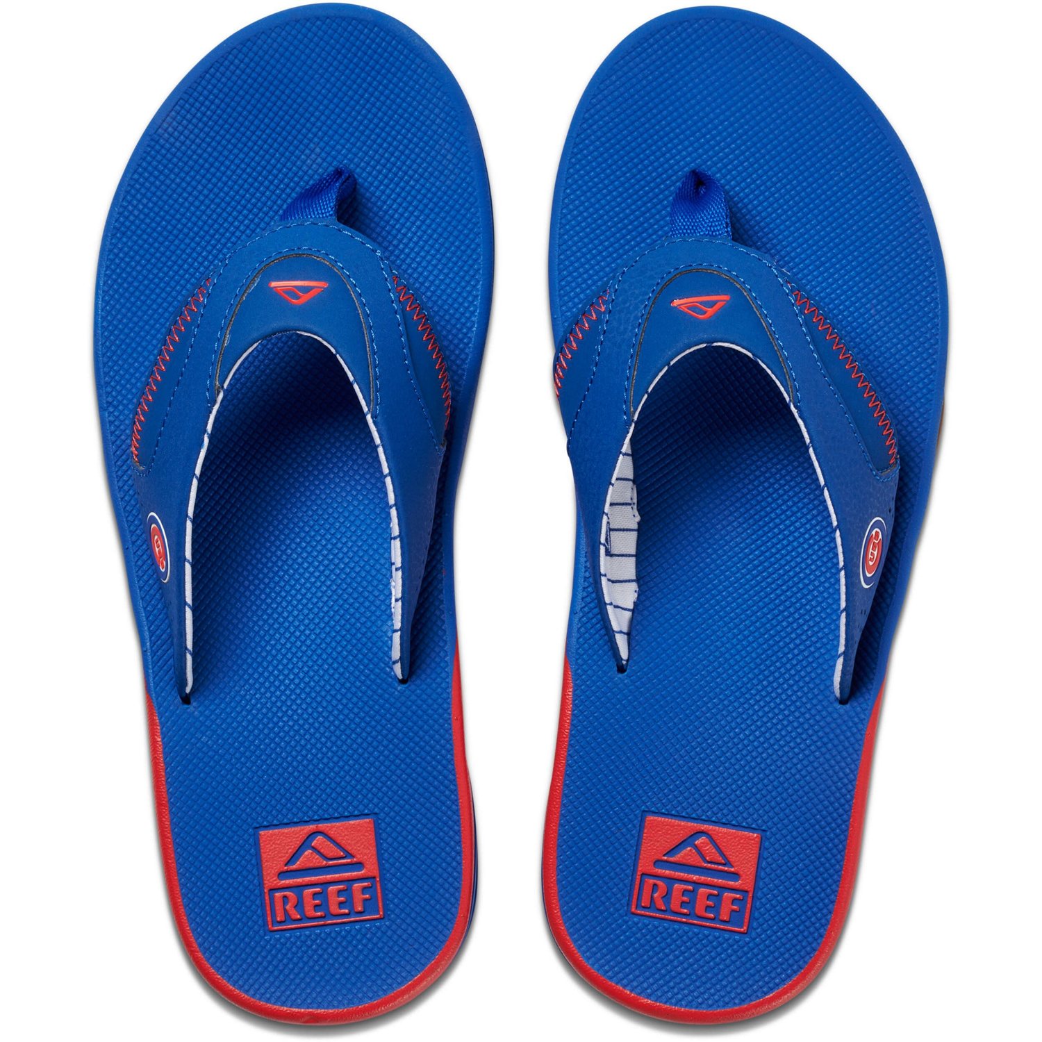 REEF Chicago Cubs Fanning Bottle Opener Sandals - view number 2