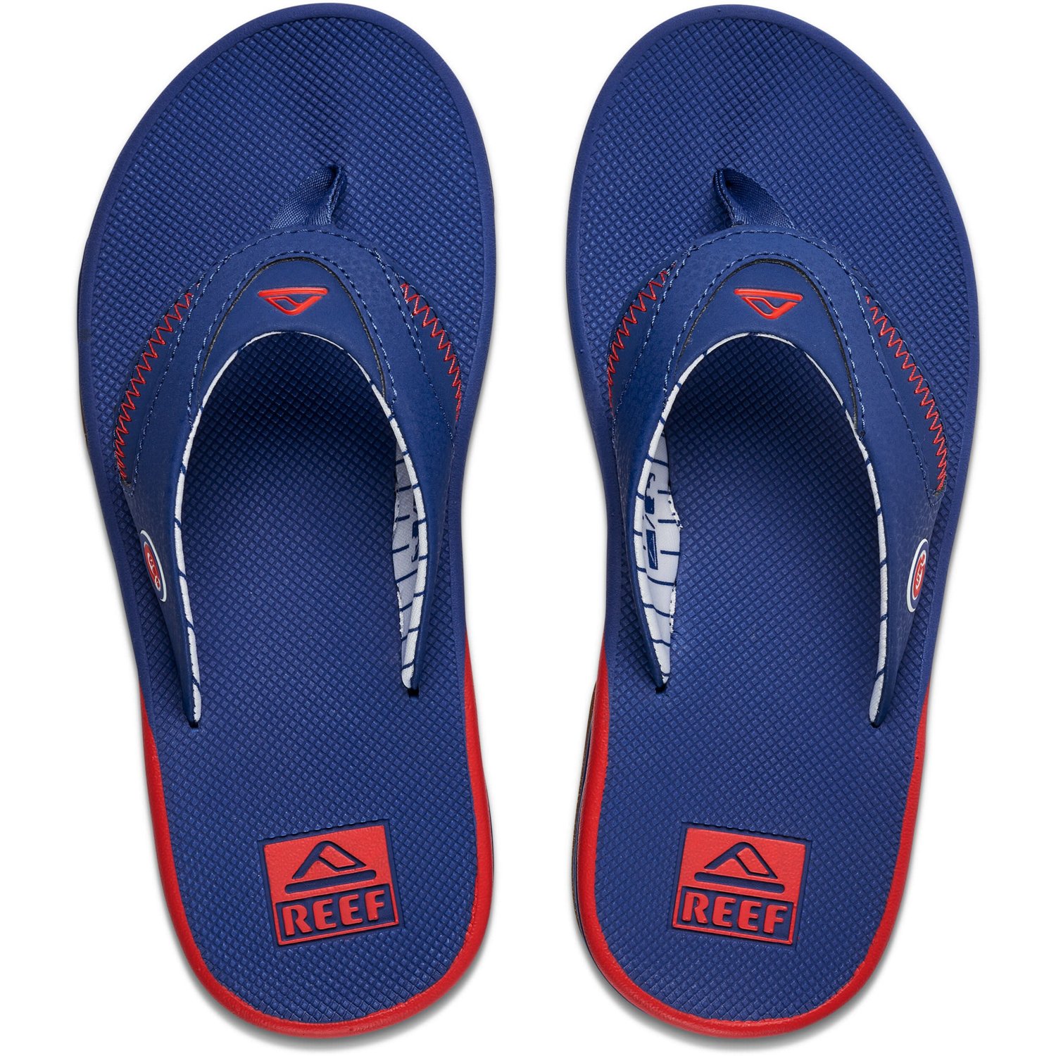 REEF Chicago Cubs Fanning Bottle Opener Sandals - view number 2