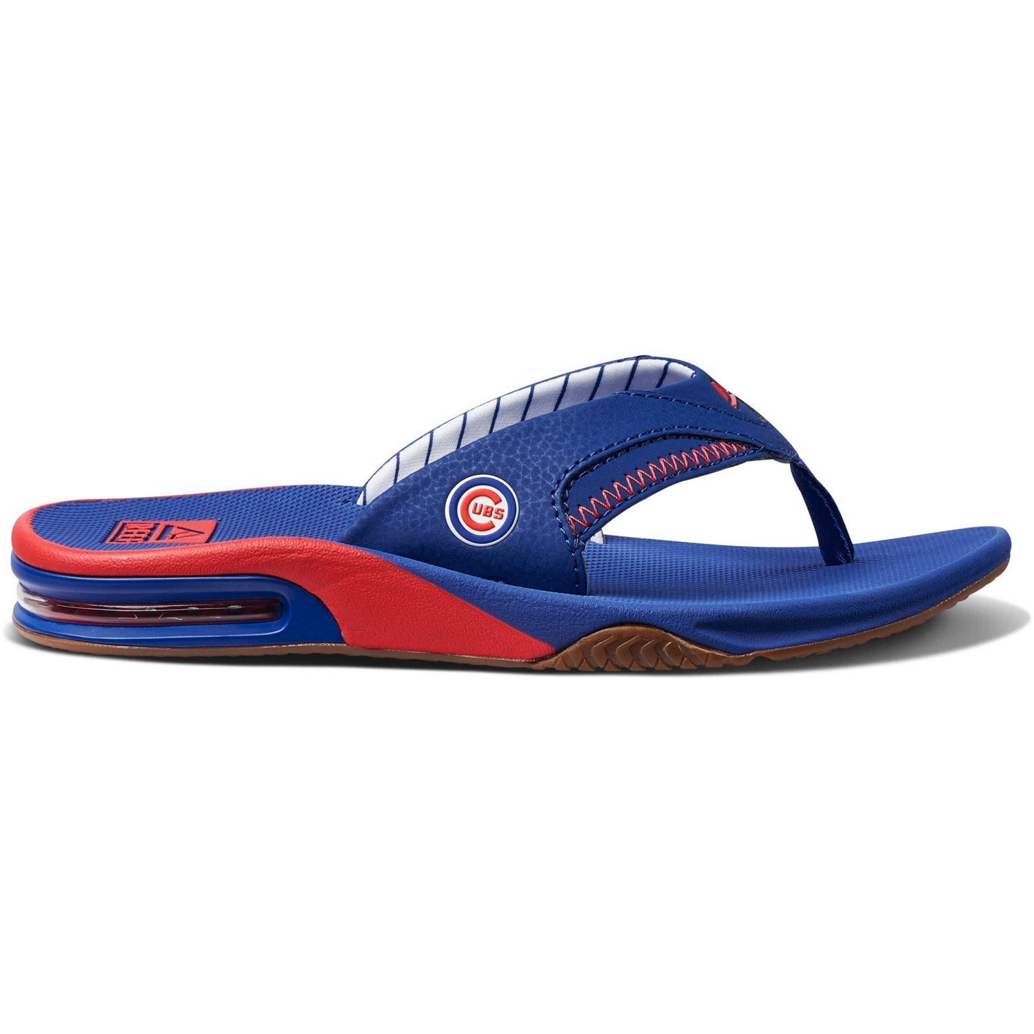 REEF Chicago Cubs Fanning Bottle Opener Sandals - view number 3