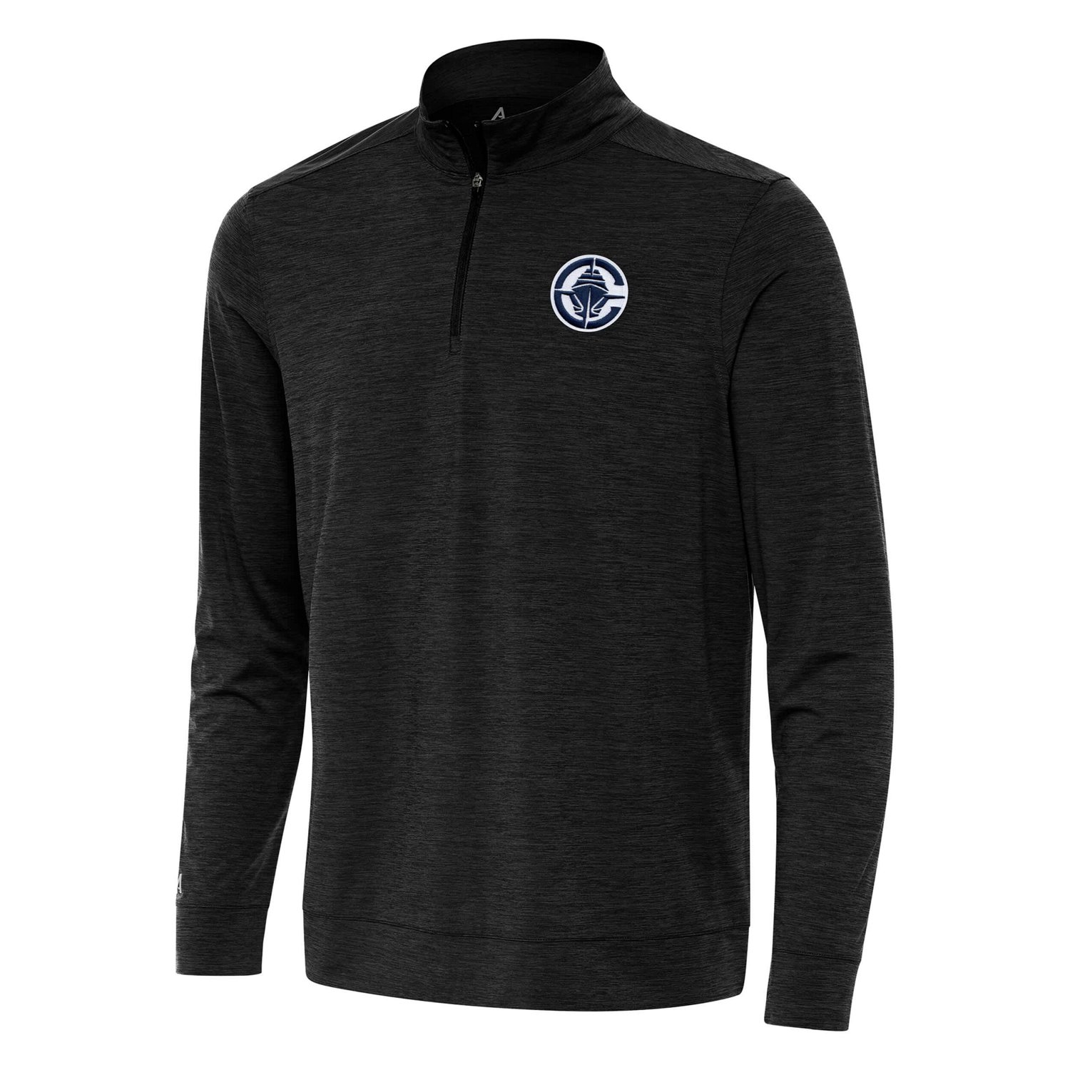 Antigua Heather LA Clippers Bright Quarter-Zip Top - view number 1
