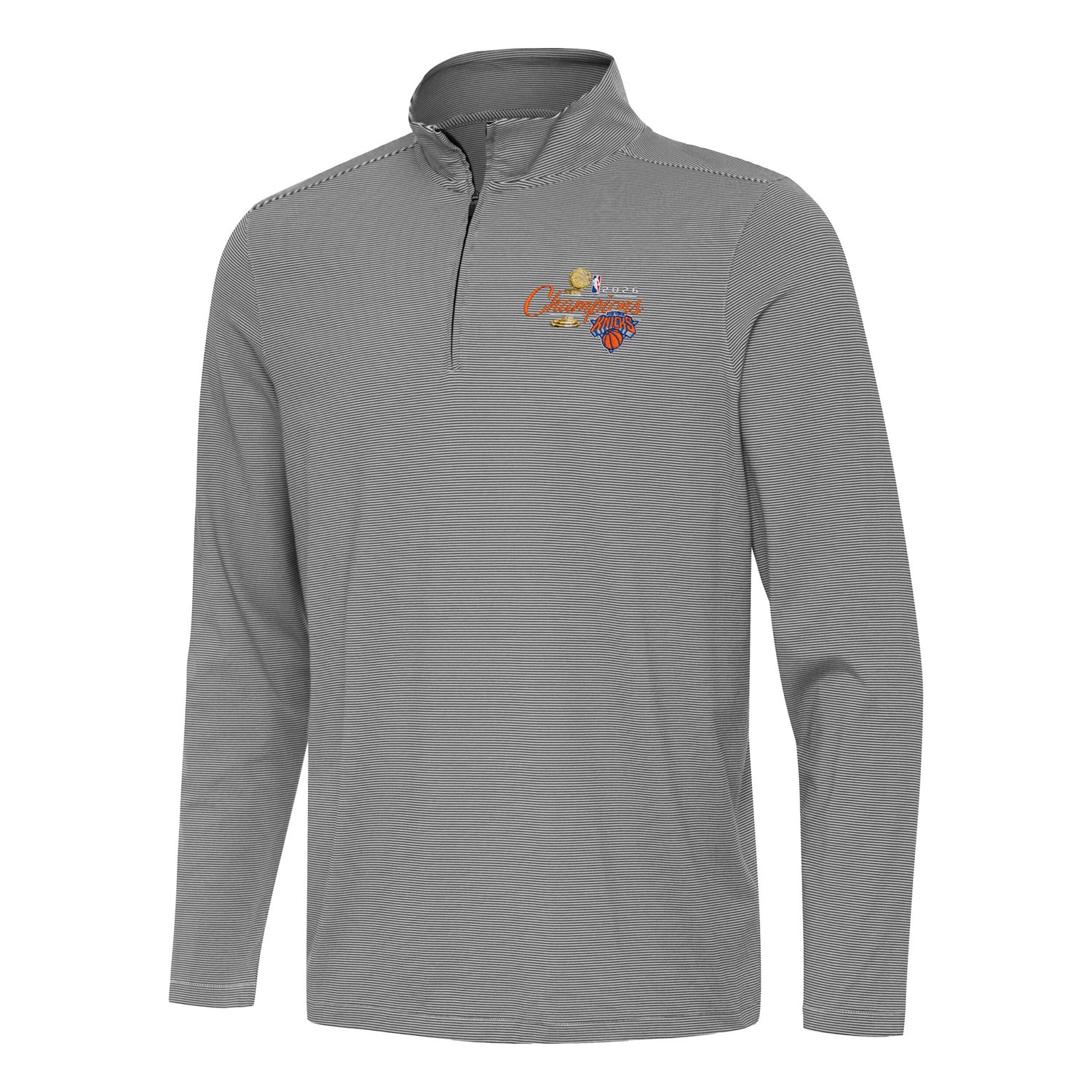 Antigua New York Knicks 2026 NBA Finals Champions Official Twine Quarter-Zip Pullover - view number 2