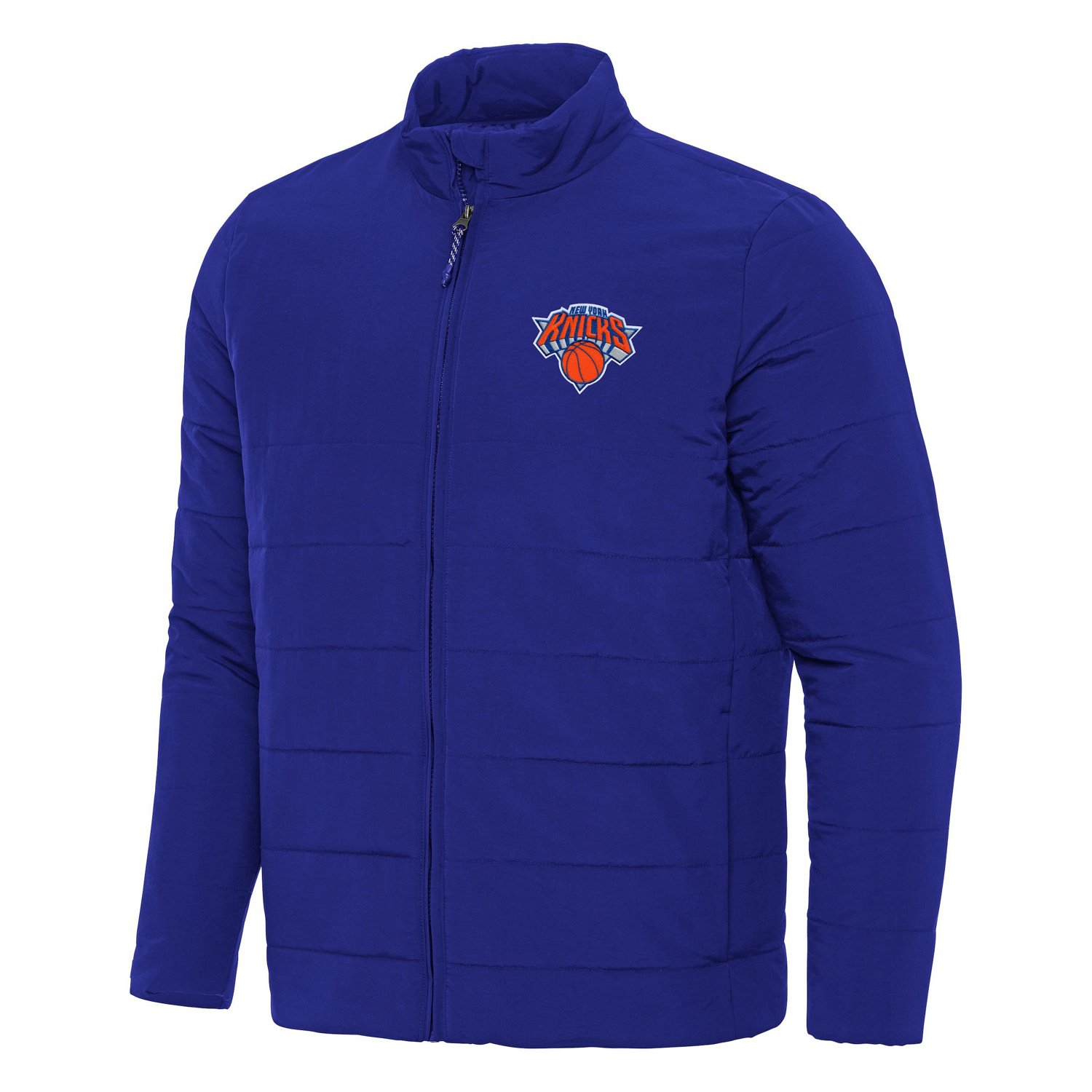 Antigua New York Knicks Swelter Full-Zip Puffer Jacket - view number 1