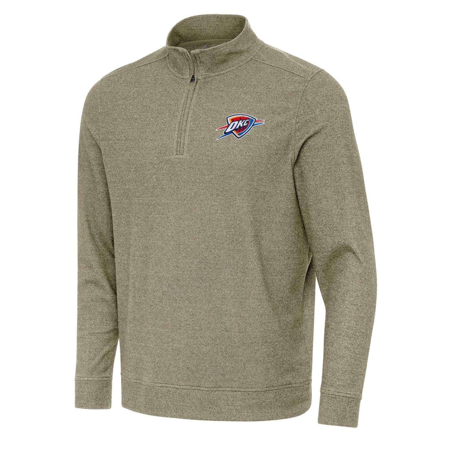 Antigua Oklahoma City Thunder Subtle Quarter-Zip Sweatshirt - view number 1