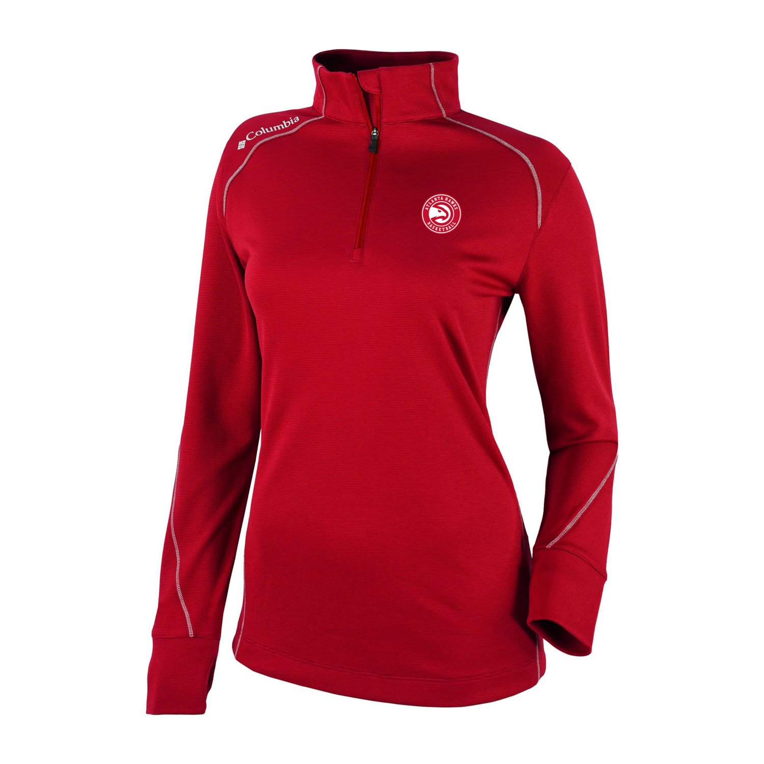 Columbia Atlanta Hawks Omni-Wick Shotgun 20 Quarter-Zip Pullover Top - view number 2