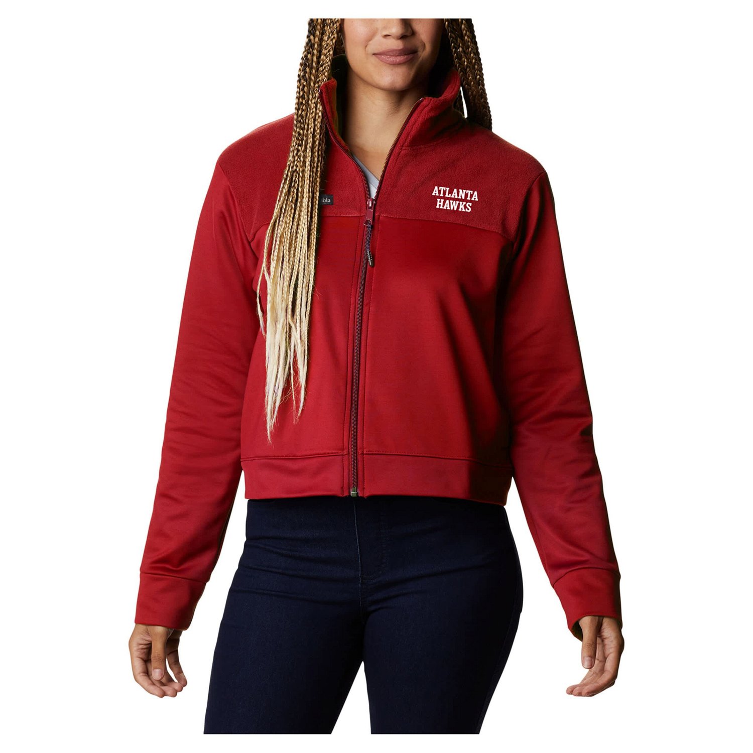 Columbia Atlanta Hawks River Fleece Full-Zip Jacket                                                                              - view number 1