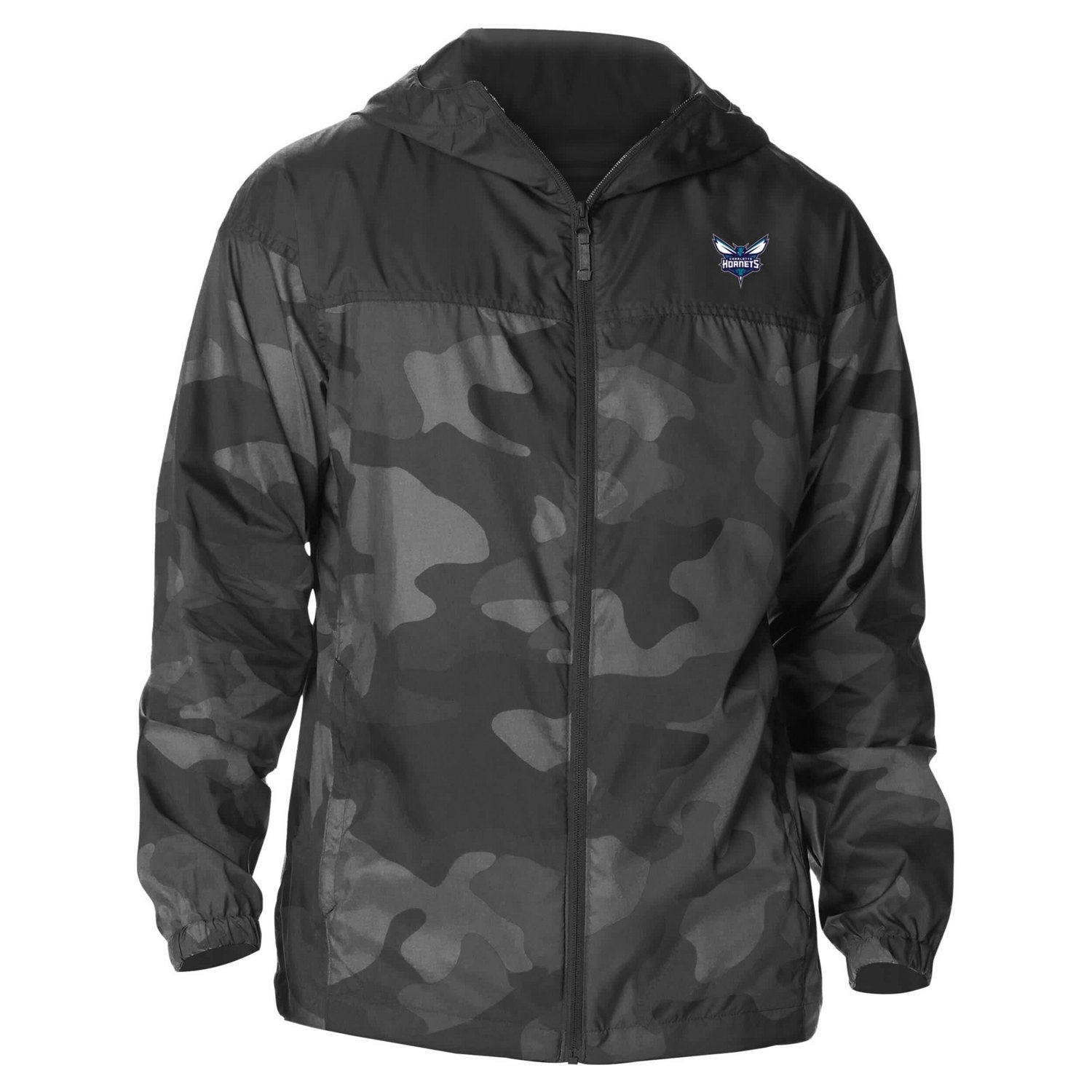Columbia Charlotte Hornets Camo Flash Challenger Windbreaker Full-Zip Jacket                                                     - view number 1
