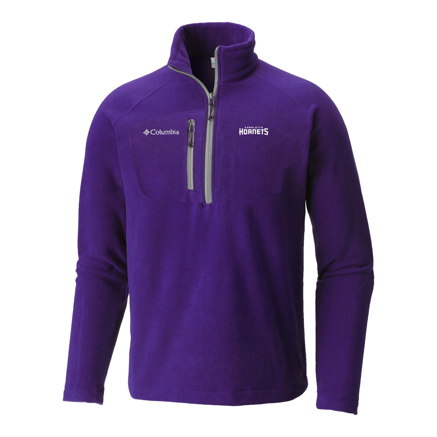 Columbia Charlotte Hornets Fast Trek III Half-Zip Fleece Pullover - view number 2