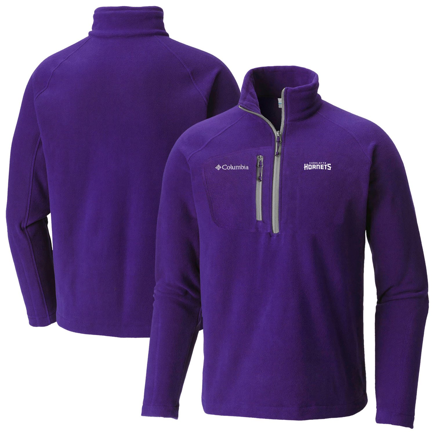 Columbia Charlotte Hornets Fast Trek III Half-Zip Fleece Pullover