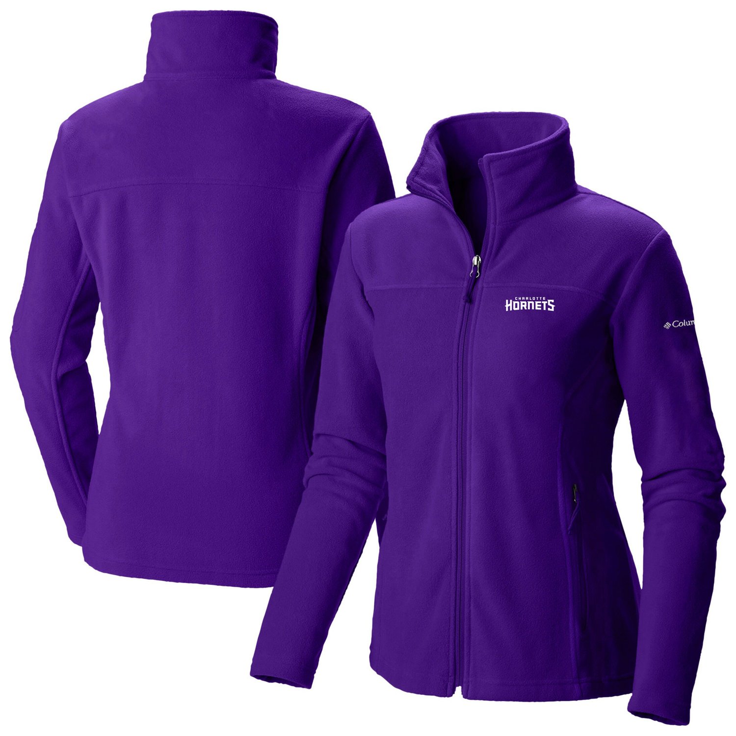 Columbia Charlotte Hornets Give  Go II Fleece Full-Zip Jacket