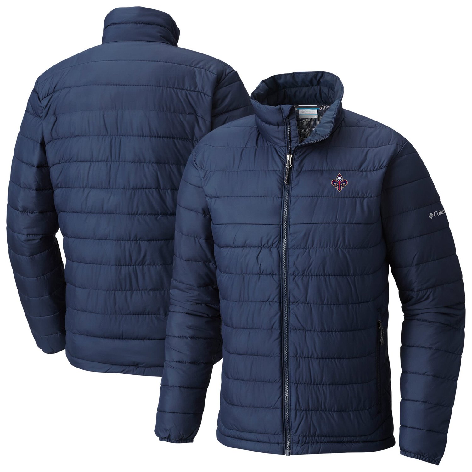 Columbia New Orleans Pelicans Powder Lite Omni-Heat Reflective Full-Zip Jacket                                                   - view number 1