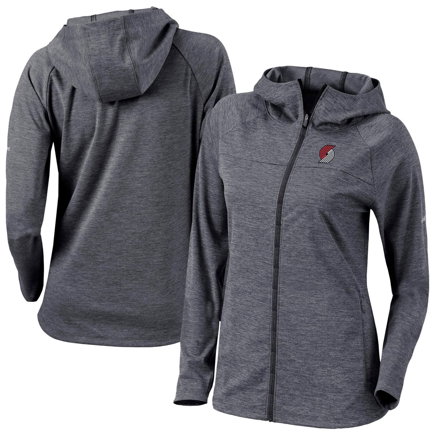 Columbia Portland Trail Blazers Omni-Wick Half Shot Full-Zip Hoodie