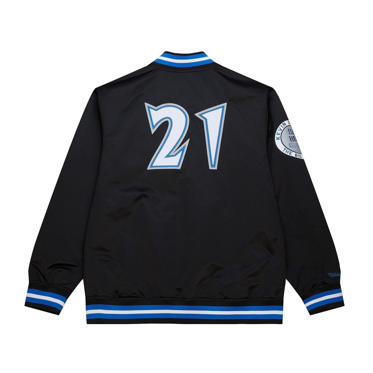 Mitchell  Ness Kevin Garnett Minnesota Timberwolves NBA Legends Full-Snap Satin Jacket - view number 3