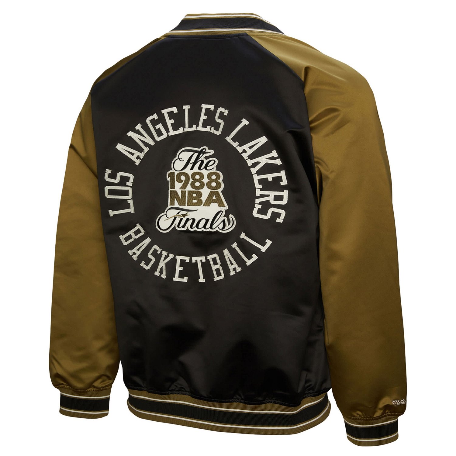 Mitchell  Ness Los Angeles Lakers Clutch Satin Raglan Full-Snap Jacket - view number 3