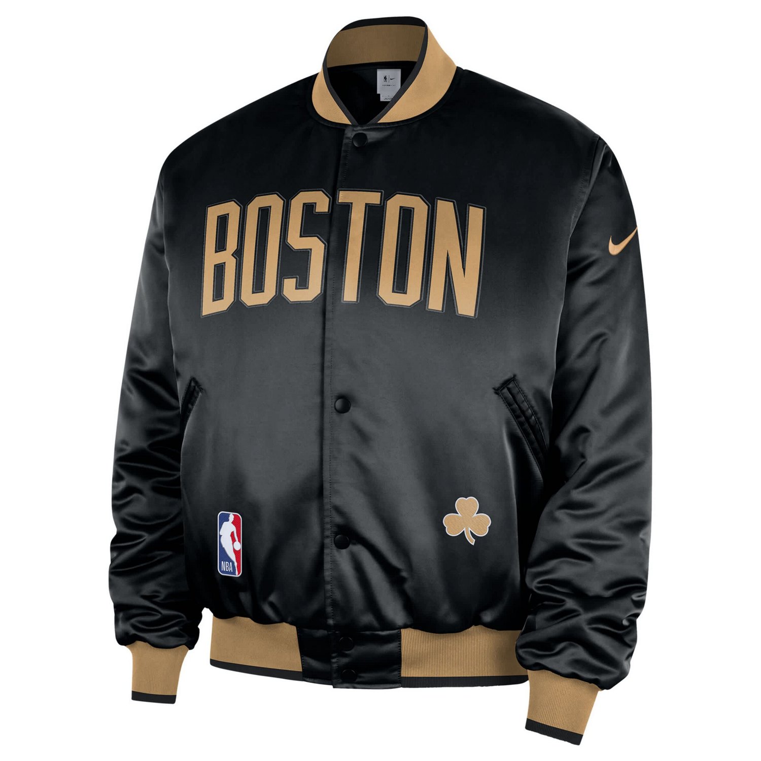 Nike Boston Celtics 2025 26 City Edition Remix Courtside Full-Snap Bomber Jacket - view number 2