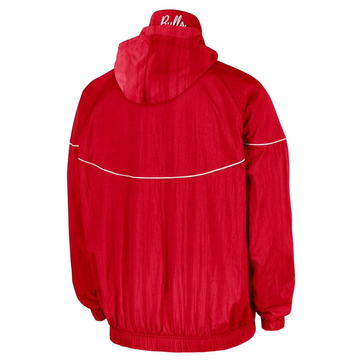 Nike Chicago Bulls Courtside Windrunner Woven Half-Zip Hooded Jacket - view number 3