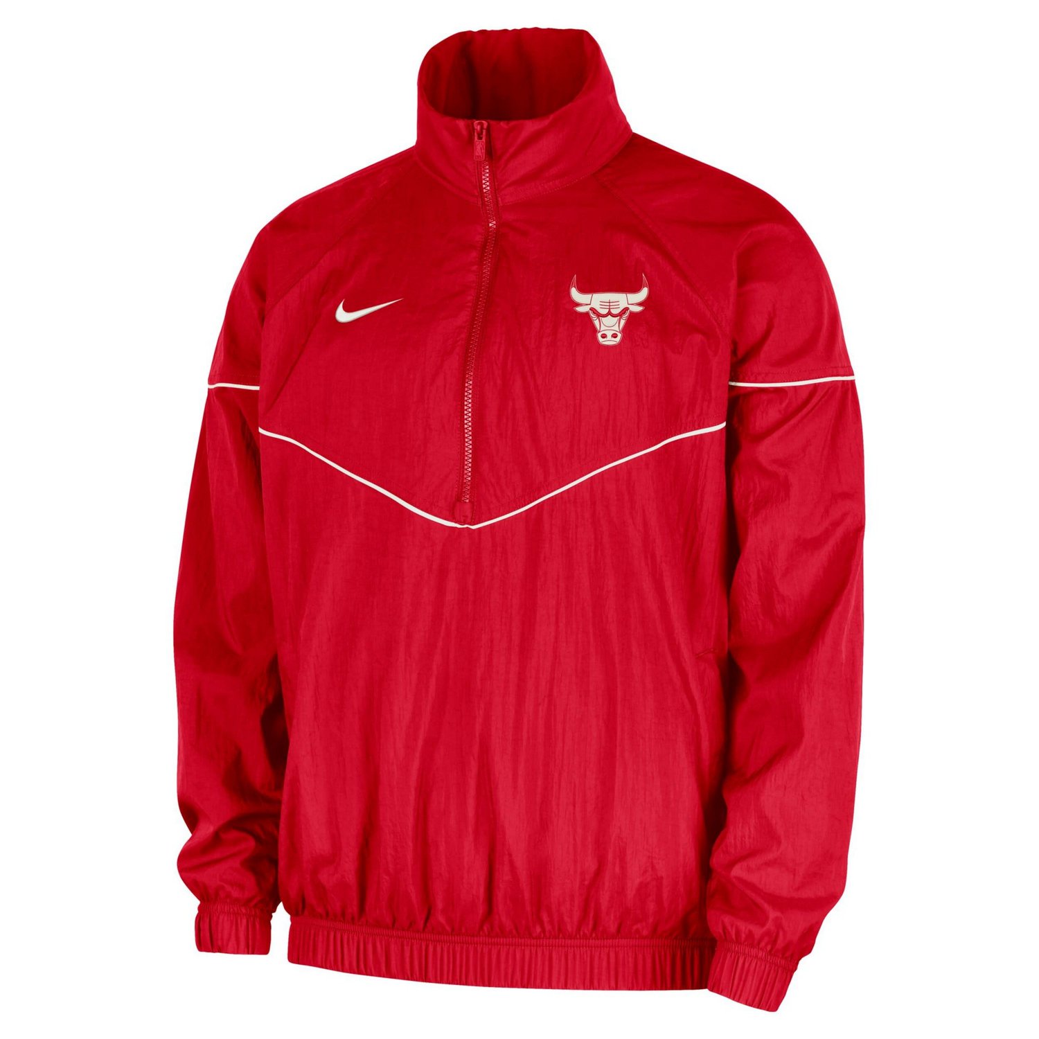 Nike Chicago Bulls Courtside Windrunner Woven Half-Zip Hooded Jacket - view number 2