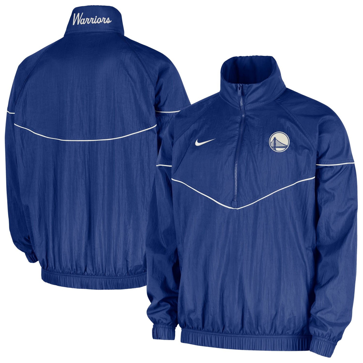 Nike Golden State Warriors Courtside Windrunner Woven Half-Zip Jacket - view number 1