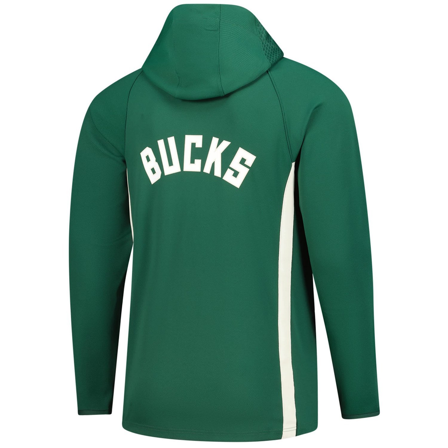 Nike Hunter Milwaukee Bucks Authentic On Court Zone Quarter-Zip Dri-FIT Hoodie Jacket - view number 3