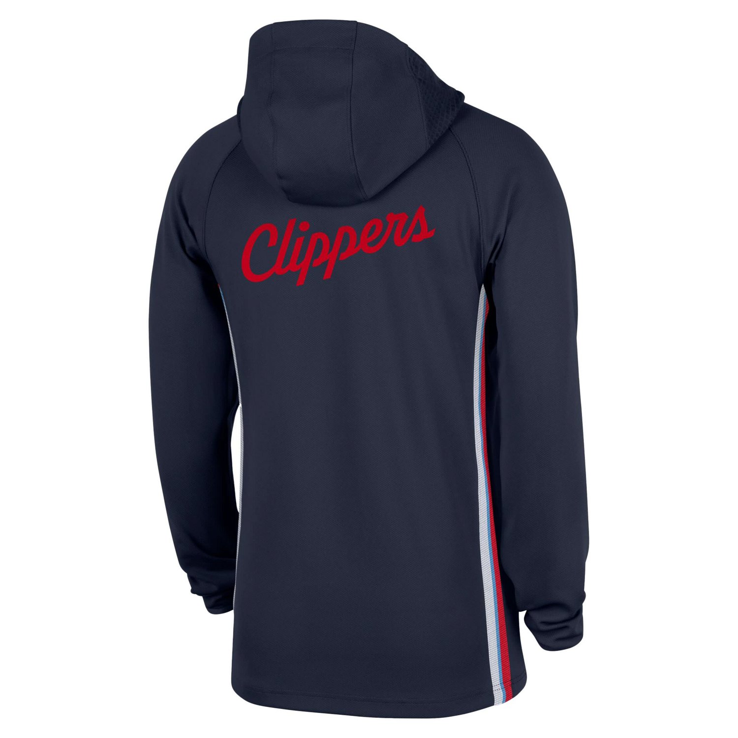 Nike LA Clippers Authentic On Court Zone Quarter-Zip Dri-FIT Hoodie Jacket - view number 3