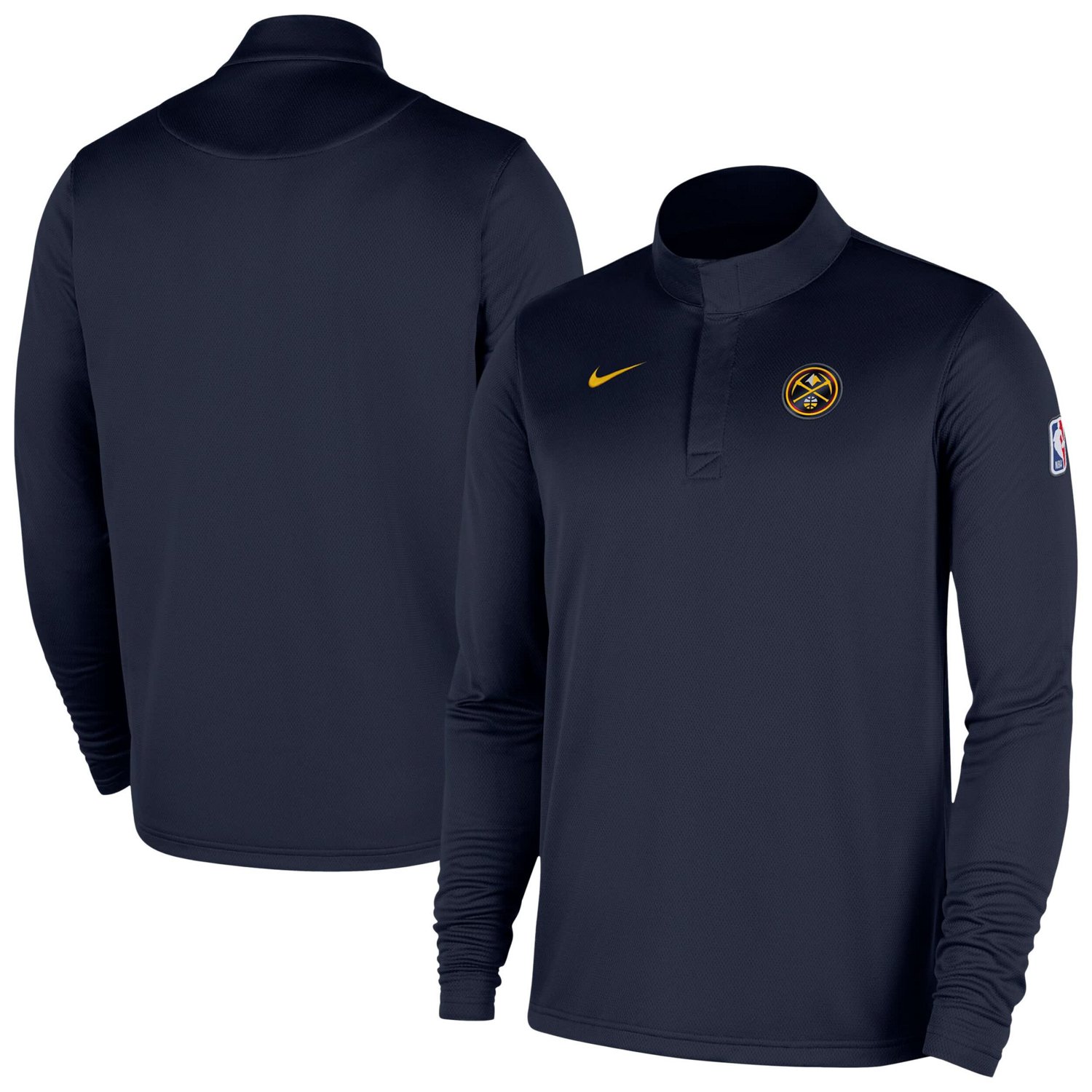Nike Men’s Denver Nuggets 2025-26 Dri-FIT Authentic 1/4-Zip Coaches Jacket