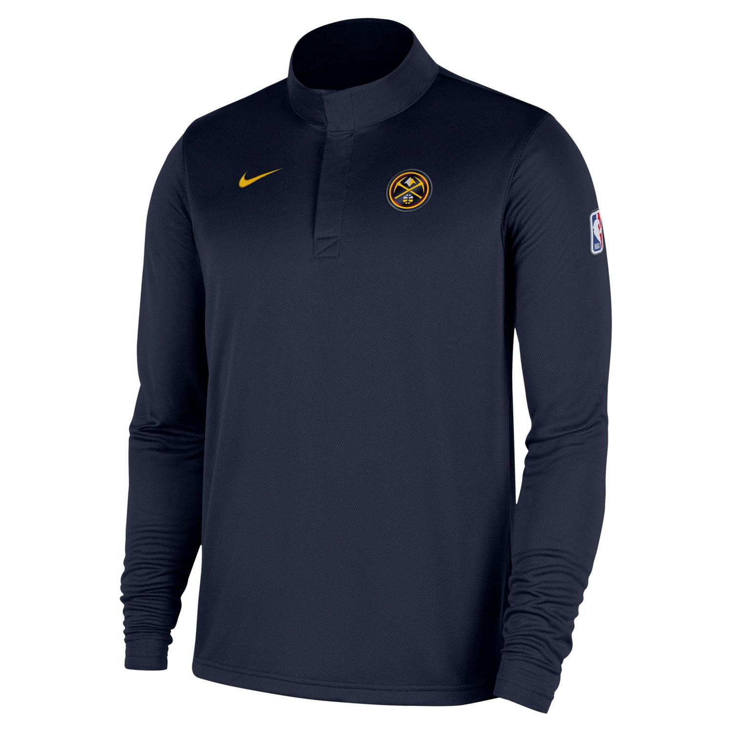 Nike Men’s Denver Nuggets 2025-26 Dri-FIT Authentic 1/4-Zip Coaches Jacket - view number 2