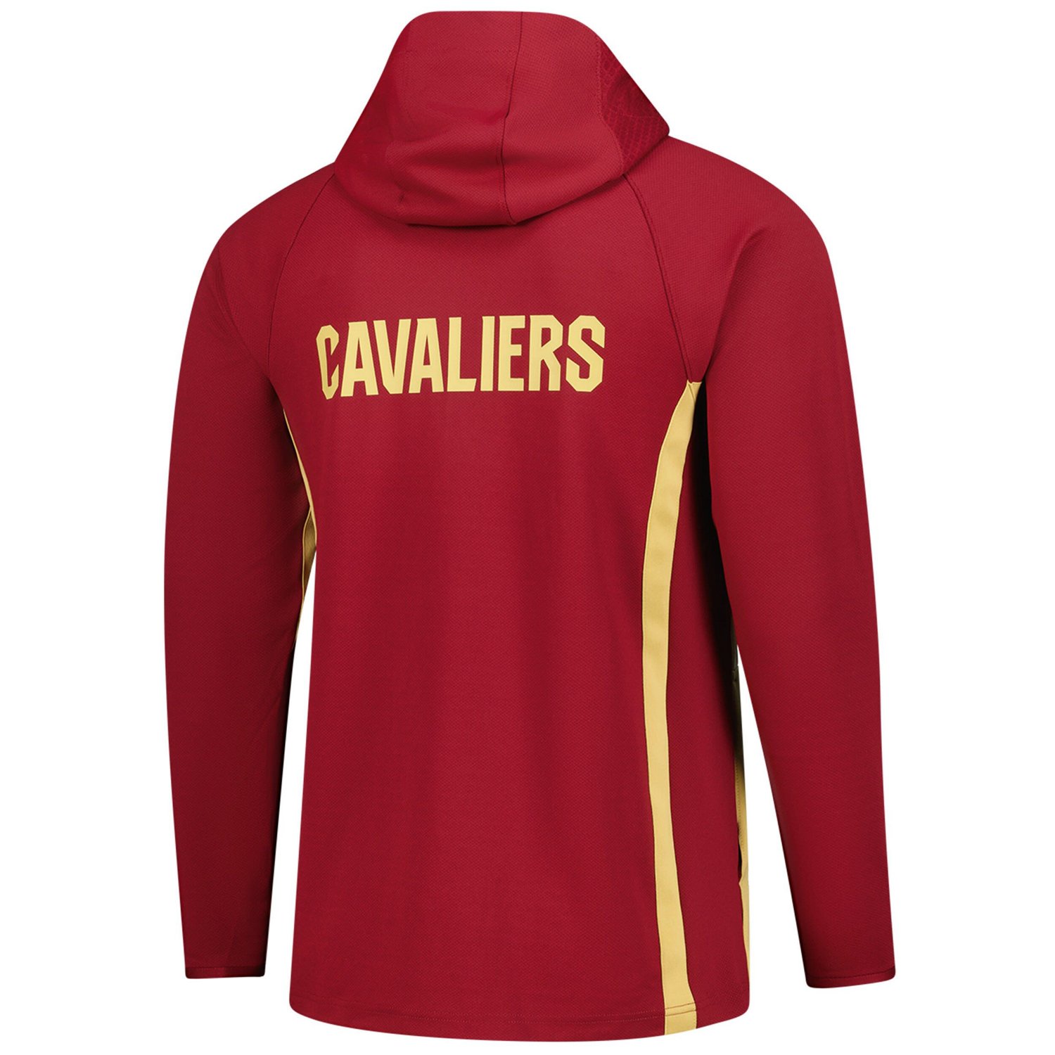 Nike Men’s Cleveland Cavaliers Authentic On Court Zone Dri-FIT 1/4-Zip Hoodie Jacket - view number 3