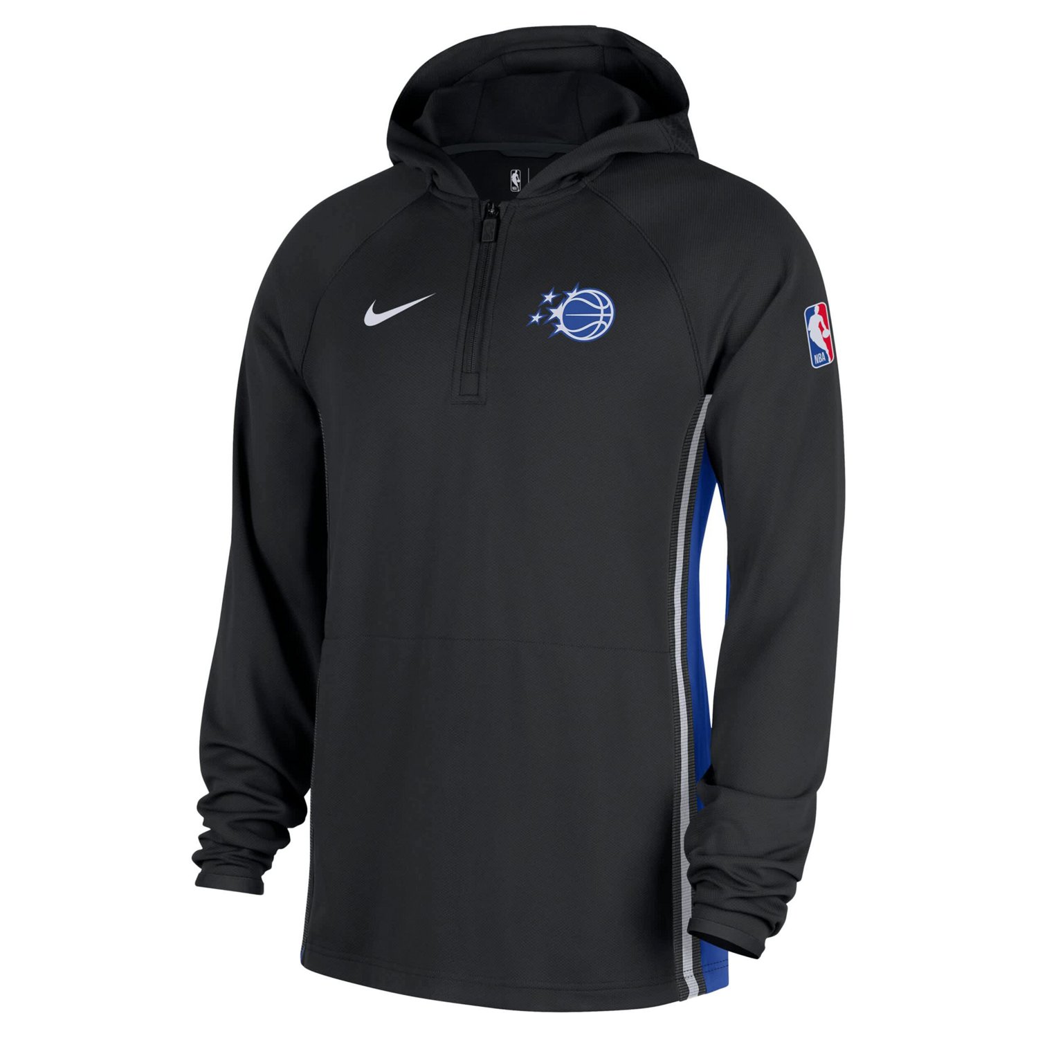 Nike Men’s Orlando Magic Authentic On Court Zone Dri-FIT 1/4-Zip Hoodie Jacket - view number 2