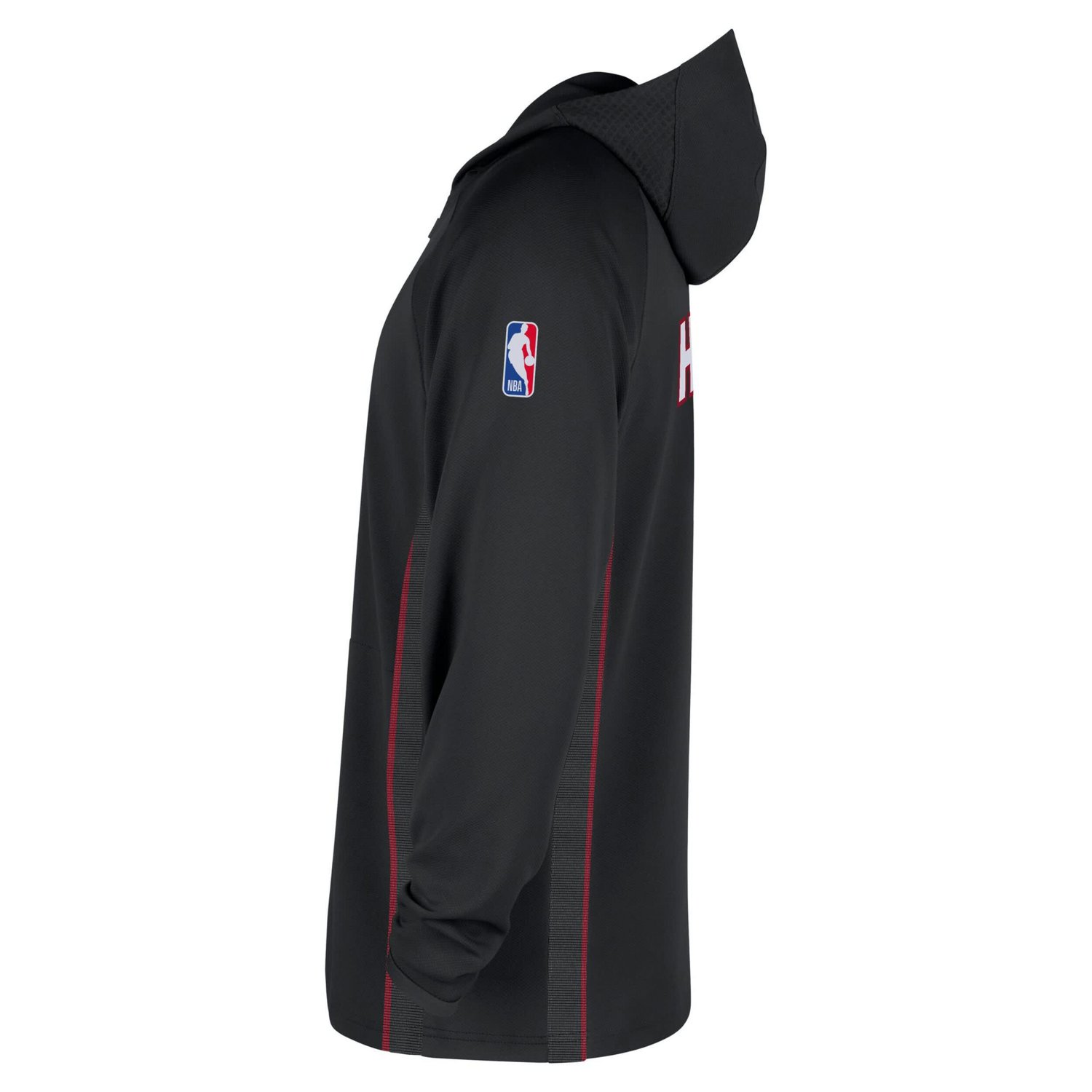 Nike Miami Heat Authentic On Court Zone Quarter-Zip Dri-FIT Hoodie Jacket - view number 4