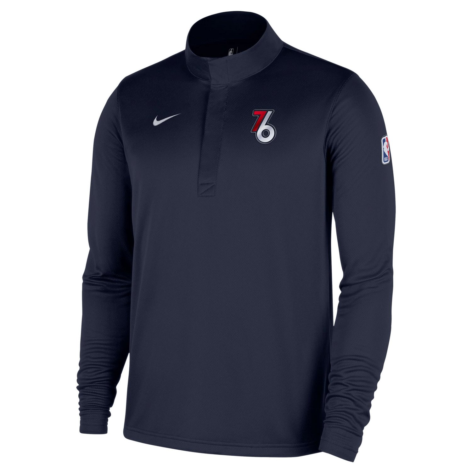 Nike Philadelphia 76ers 2025 26 City Edition Remix Authentic Coaches Dri-FIT Half-Zip Pullover - view number 2