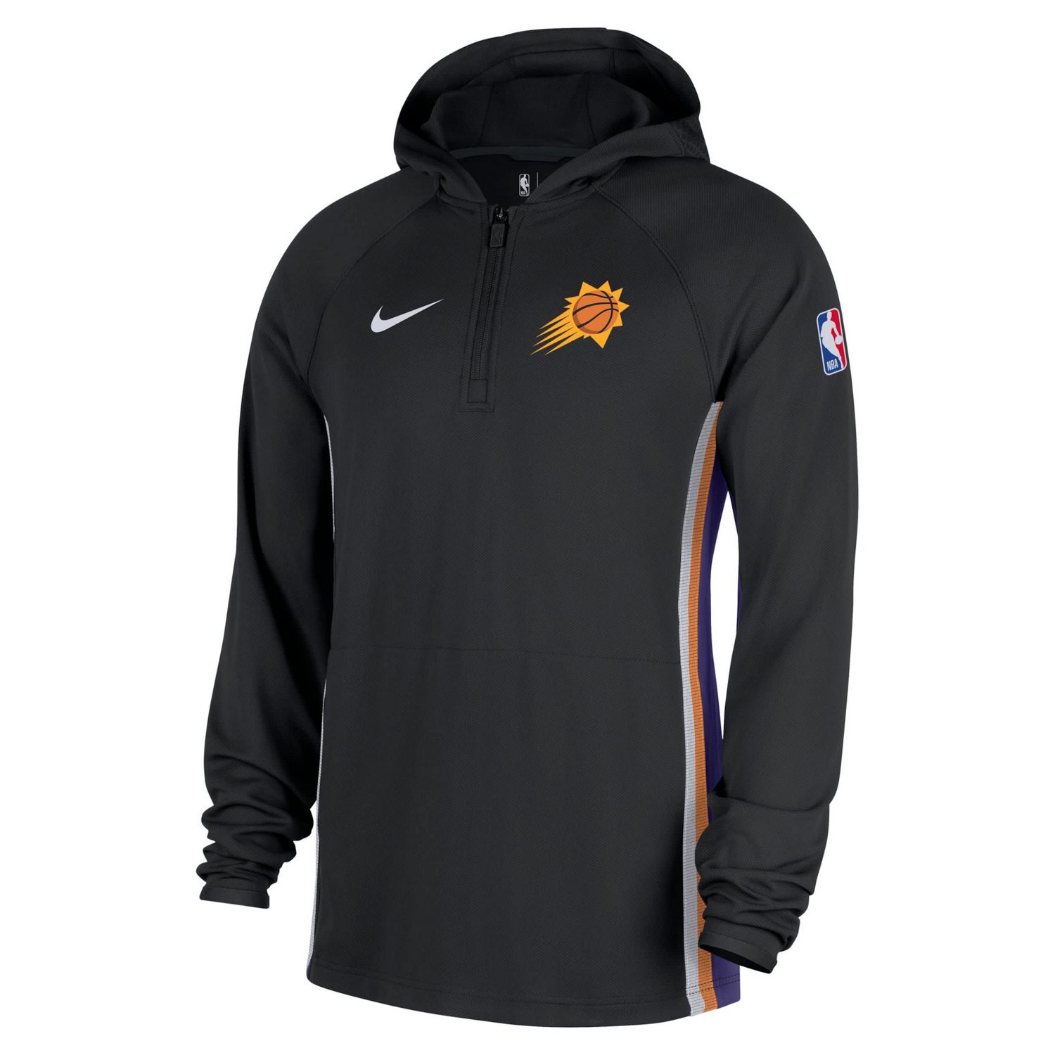 Nike Phoenix Suns Authentic On Court Zone Quarter-Zip Dri-FIT Hoodie Jacket - view number 2